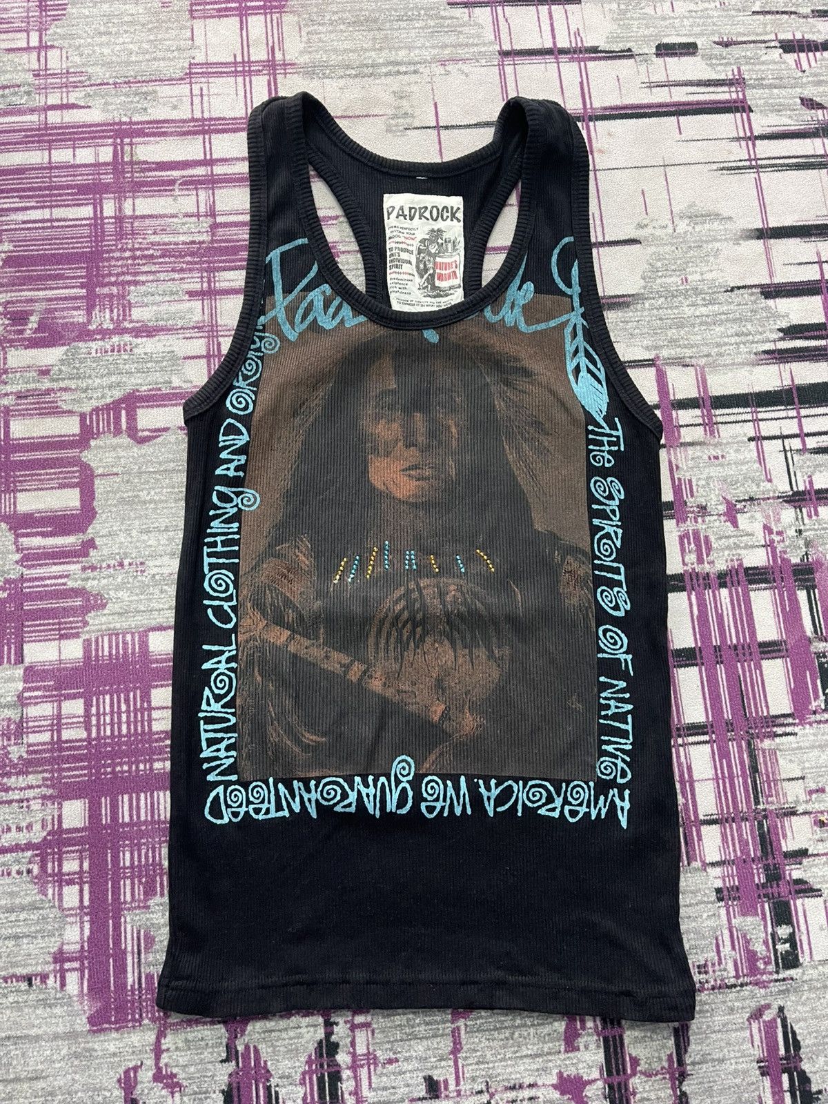 Japanese Brand VTG PADROCK STREET JAPAN PORTRAIT ETHNICS SPIRIT VERY RARE Size US L / EU 52-54 / 3 - 1 Thumbnail