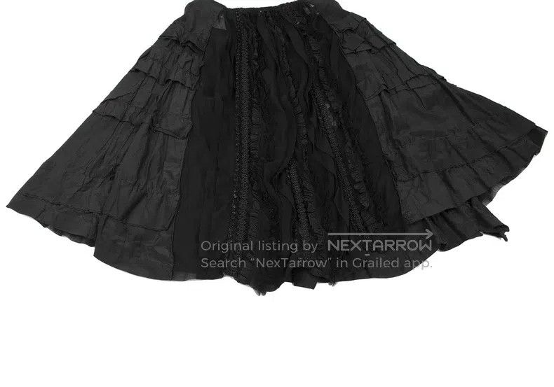Comme des Garcons Comme Des Garcons size L Broken bride black vintage lace f Size 25" / US 0 / IT 36 - 7 Thumbnail