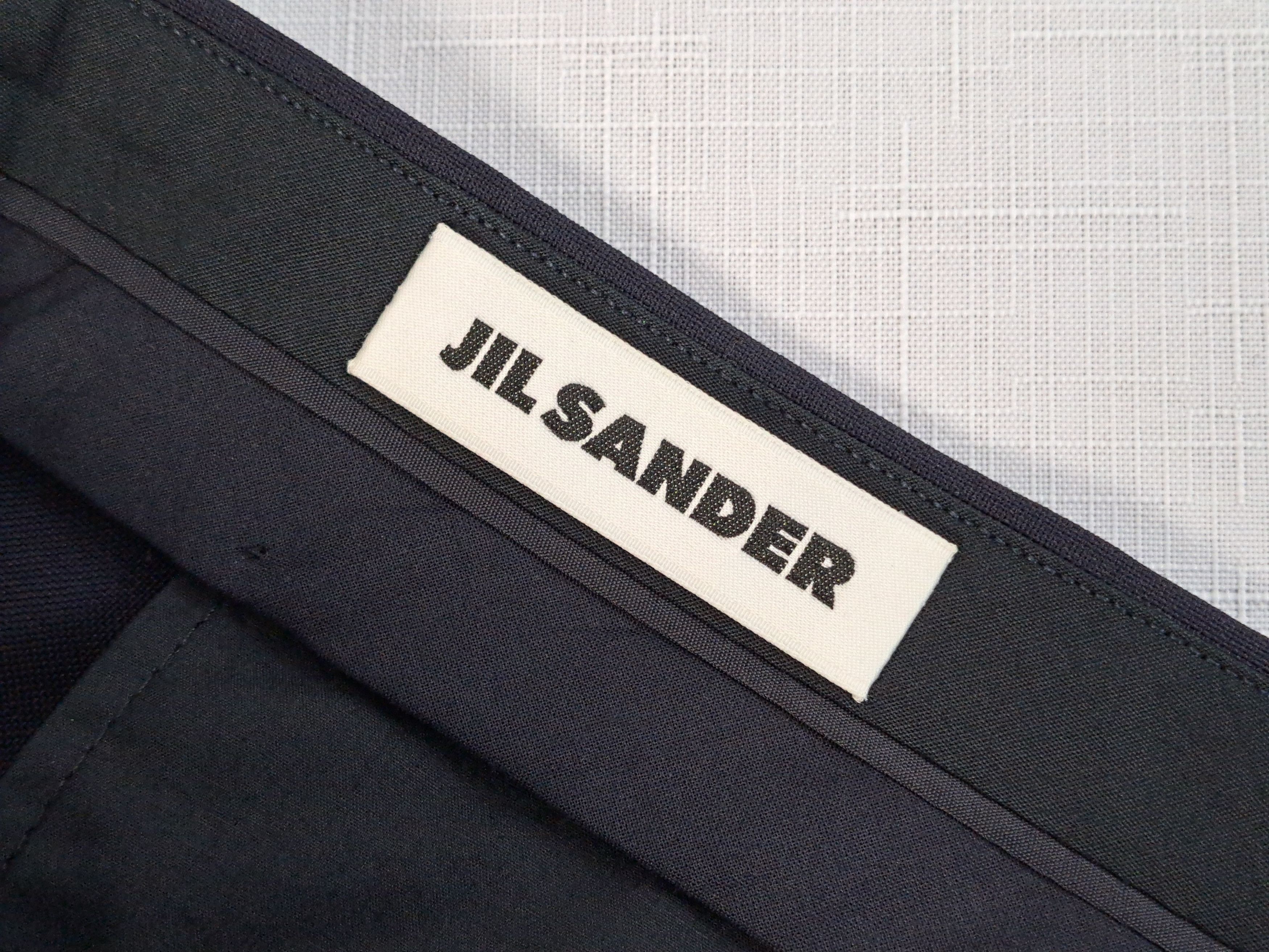 Jil Sander Jil Sander wool/mohair dark navy pants. Size 44. Size 36" / US 14 / IT 50 - 10 Thumbnail