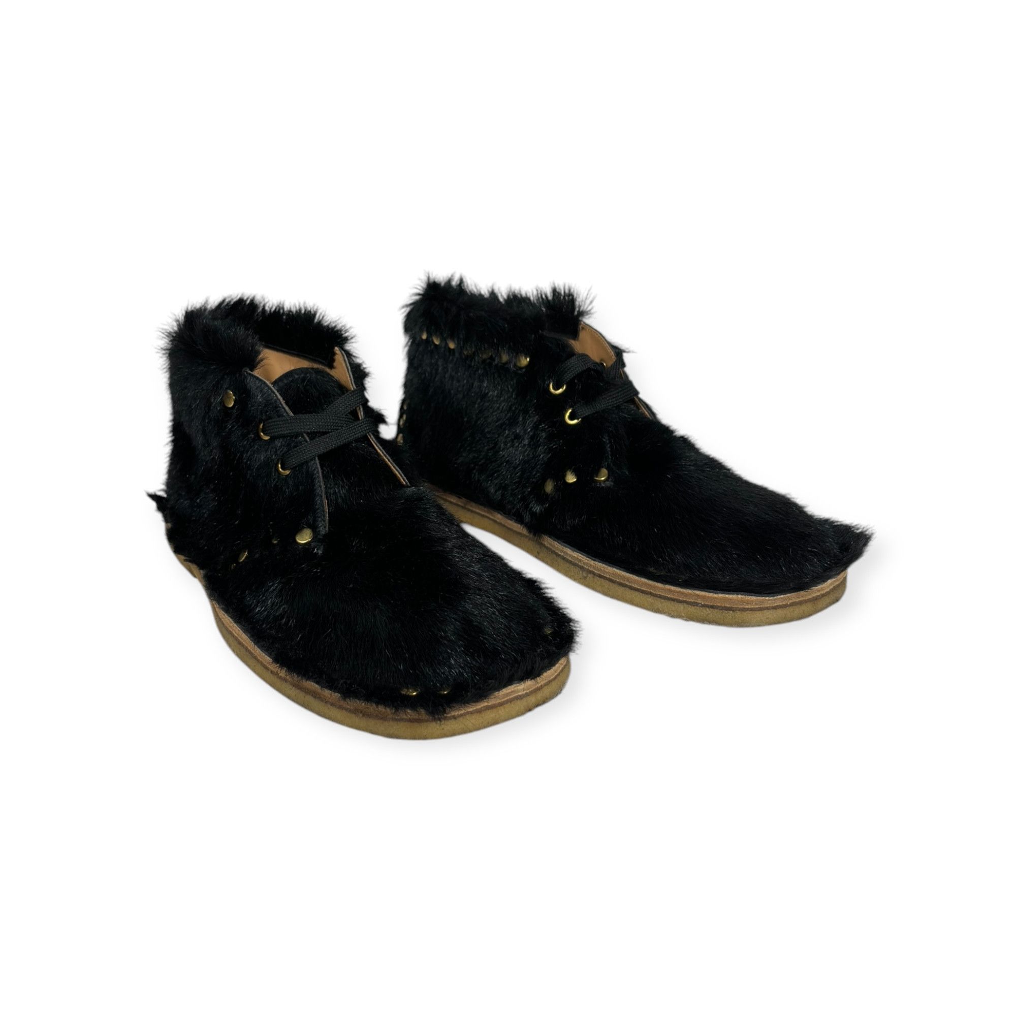 Prada Calfskin Ponyhair Desert Boot Size US 7 / EU 40 - 4 Thumbnail