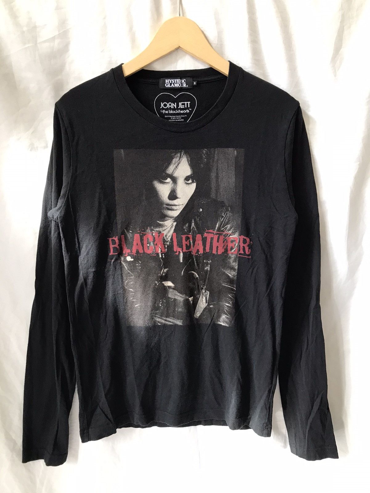 image of Band Tees x Beauty Beast Hysteric Glamour 'joan Jett' Tshirt in Black, Men's (Size Small)