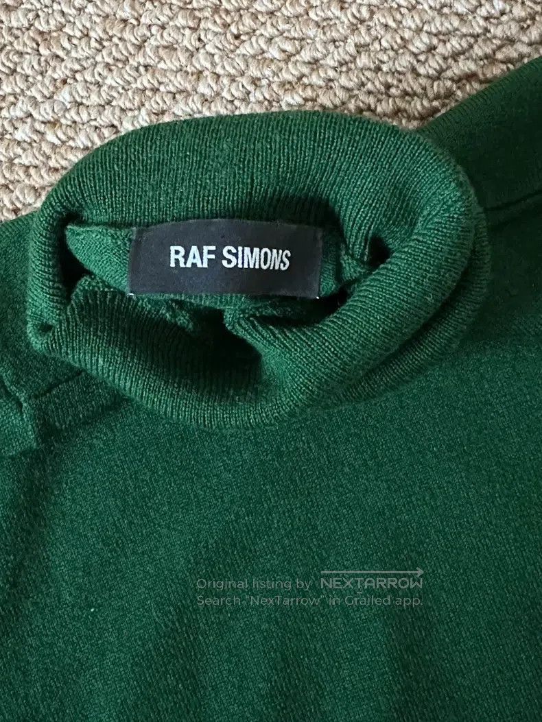 Raf Simons Raf simons Medium green high-necked wool bottom Size US M / EU 48-50 / 2 - 5 Thumbnail