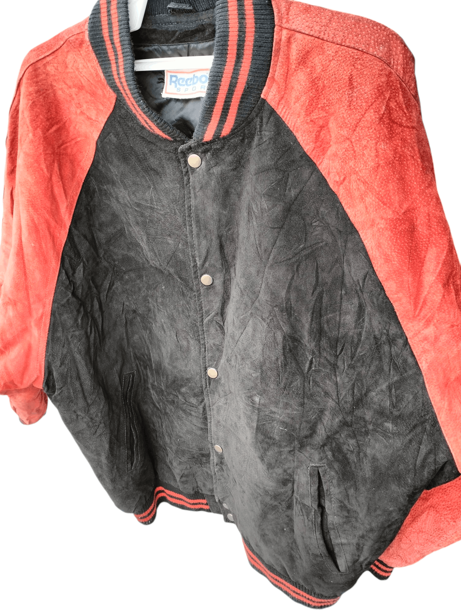 Reebok VTG 90s Reebok Leather Varsity Letterman SpellOut Pigskin Size US L / EU 52-54 / 3 - 6 Thumbnail