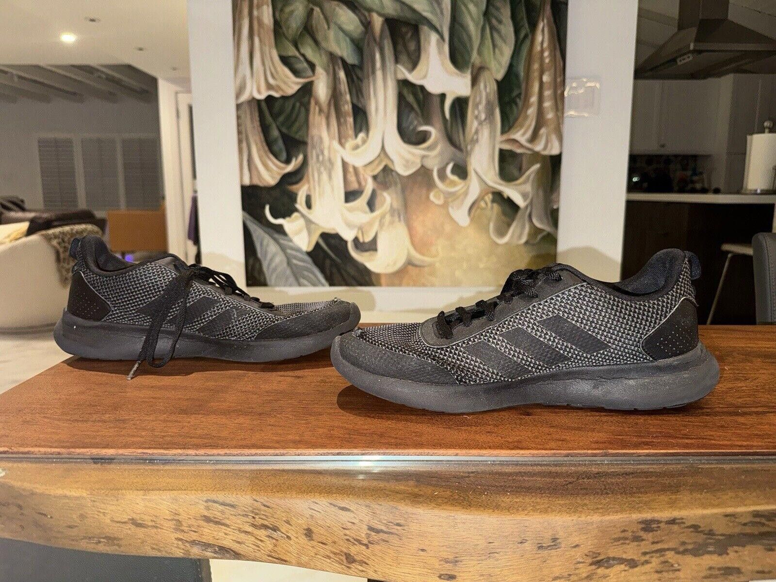 Adidas Adidas Mens Black Running Sneakers Size 11 Size US 11 / EU 44 - 3 Thumbnail