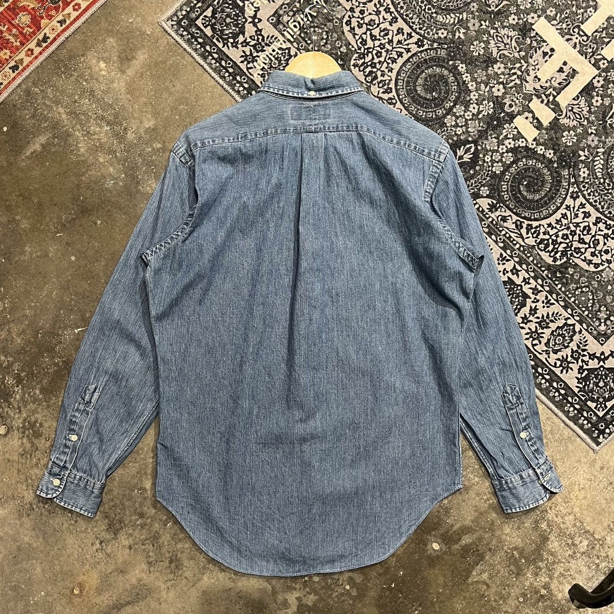 Polo Ralph Lauren Vintage Ralph Lauren Classic Fit Denim Shirt Size US M / EU 48-50 / 2 - 6 Thumbnail