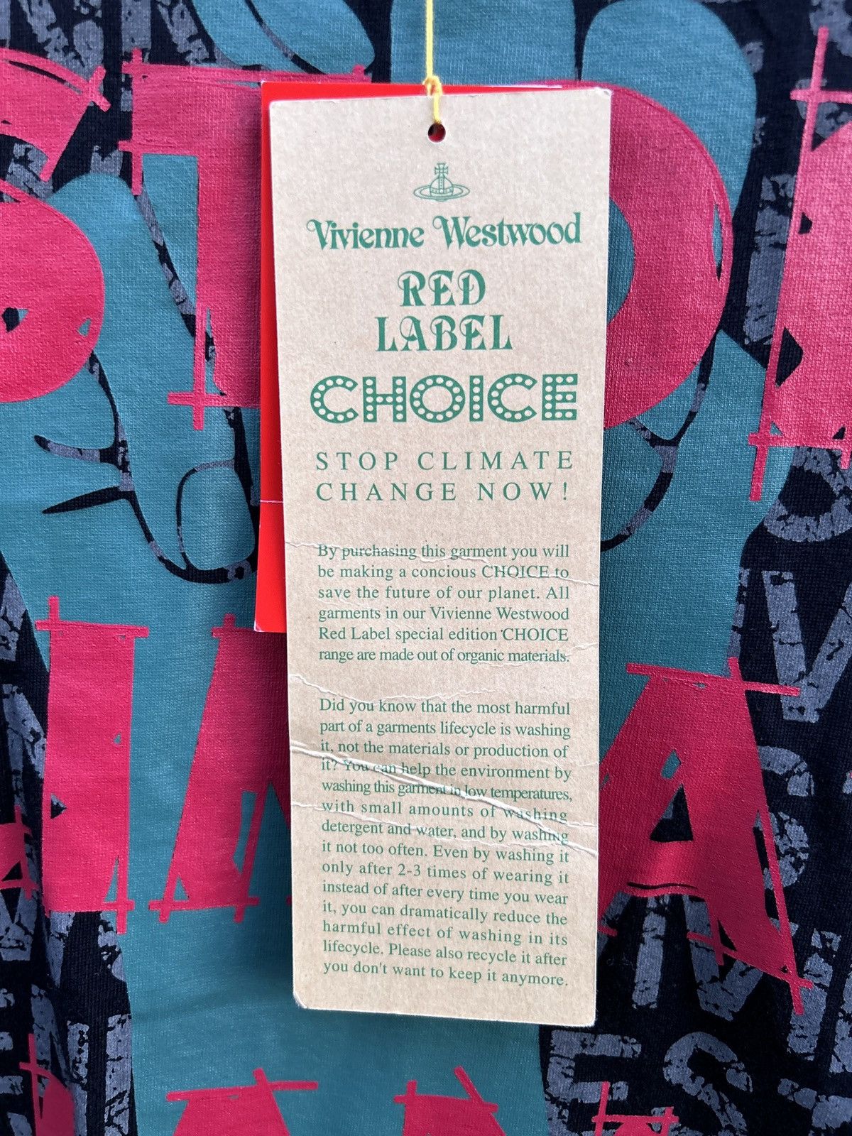 Vivienne Westwood BNWT Vivienne Westwood Red Label Stop Climate Change Now Tee Size M / US 6-8 / IT 42-44 - 7 Thumbnail