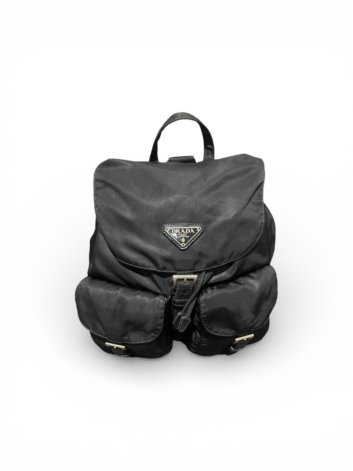 Prada Authentic Vintage PRADA Nylon Tessuto Backpack Size ONE SIZE - 2 Thumbnail