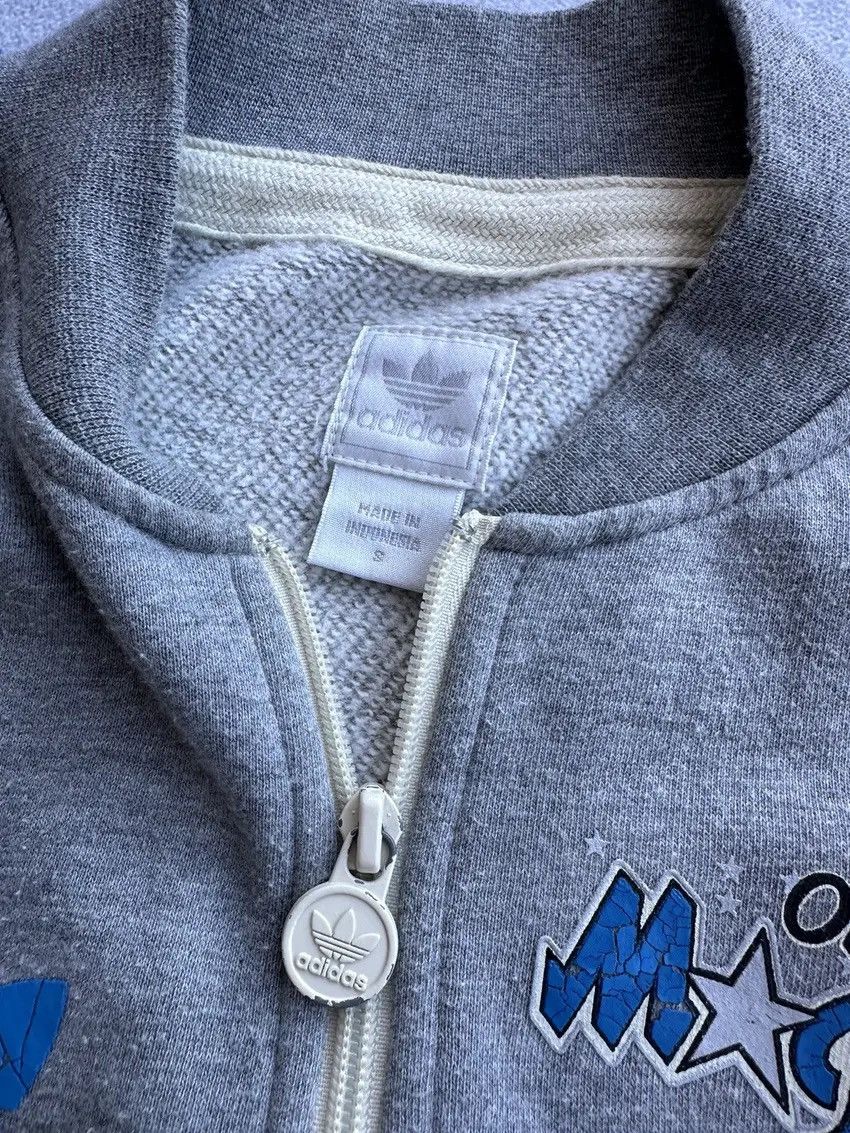 Adidas × NBA × Vintage Vintage Adidas Orlando Magic NBA Grey Track Jacket Size US S / EU 44-46 / 1 - 5 Thumbnail