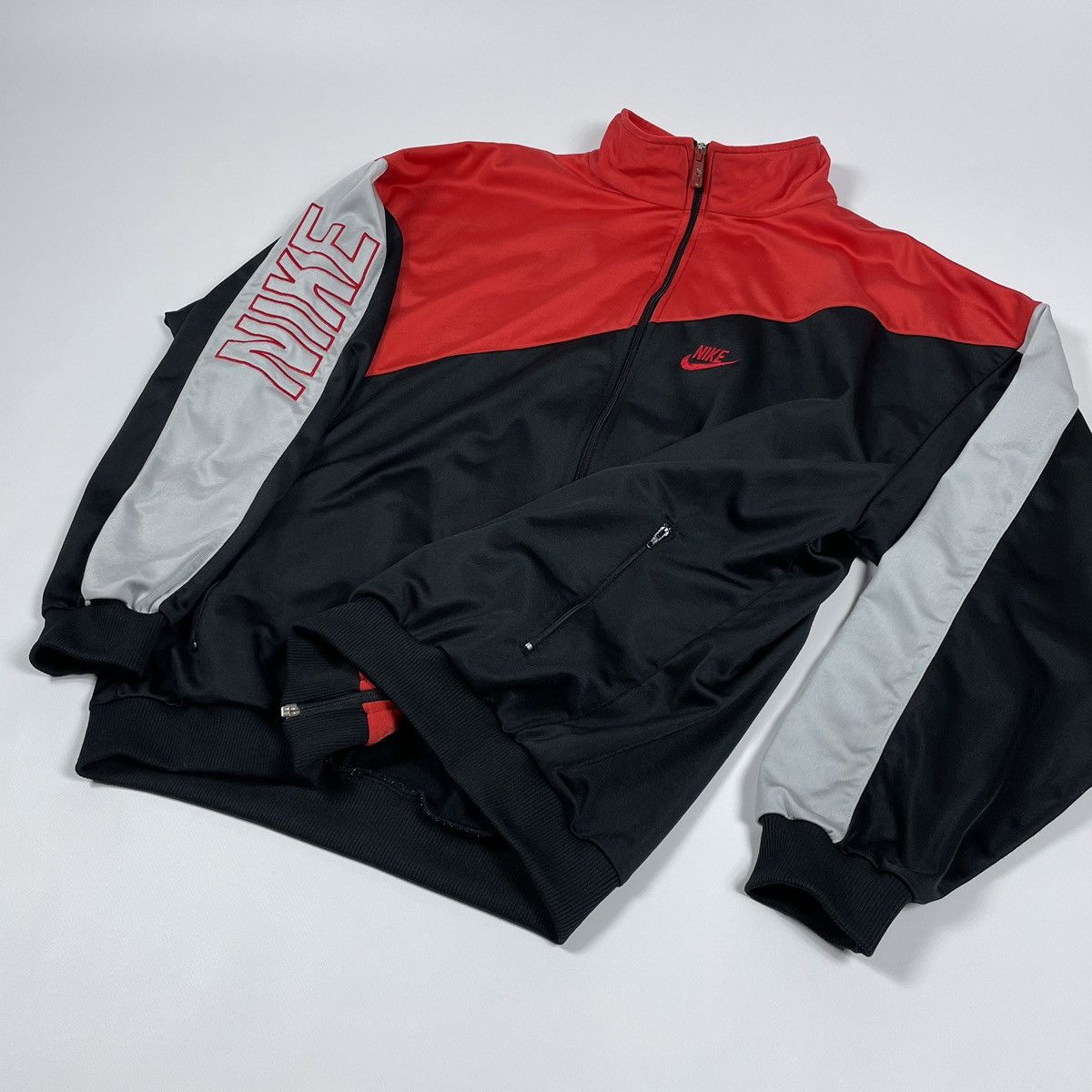 Nike × Vintage Nike Vintage 80s/90s Olympic Full zip Jacket Size US XL / EU 56 / 4 - 6 Thumbnail