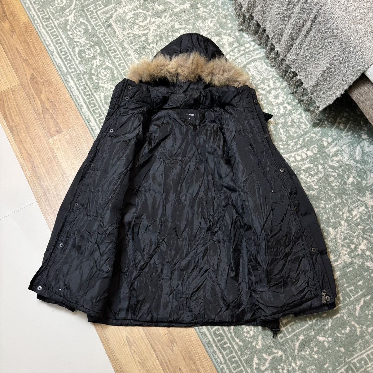 If Six Was Nine × Japanese Brand × Le Grande Bleu (L.G.B.) Hit Maker Fur jacket down puffer IfSixWasNine LGB Style Size US L / EU 52-54 / 3 - 3 Thumbnail