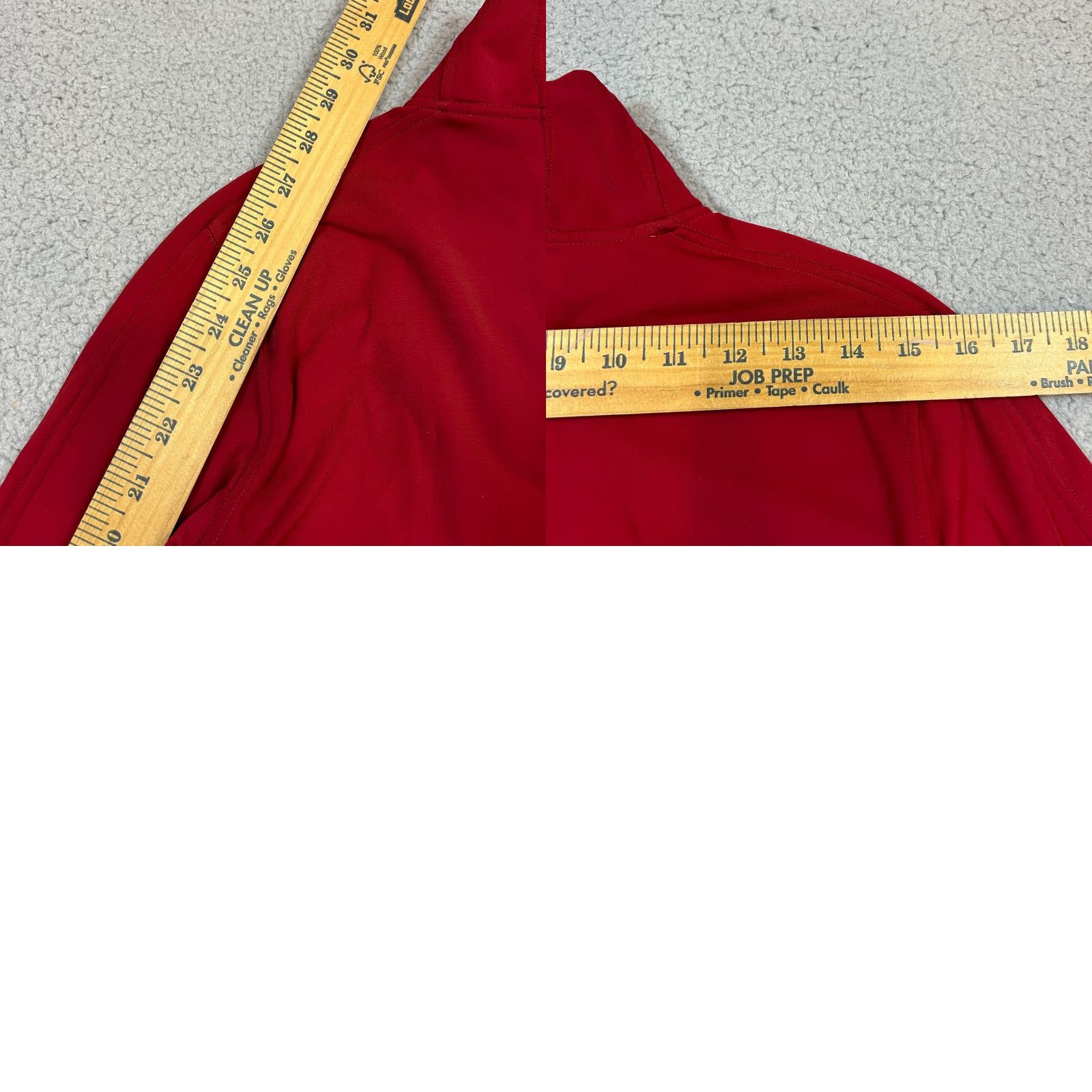 Vintage Authier Jacket Womens Full Zip Mock Neck Casual Training Red Size L (46) Regular Cotton Blend Track Jacket Activewear Womens Red L Size L / US 10 / IT 46 - 8 Thumbnail