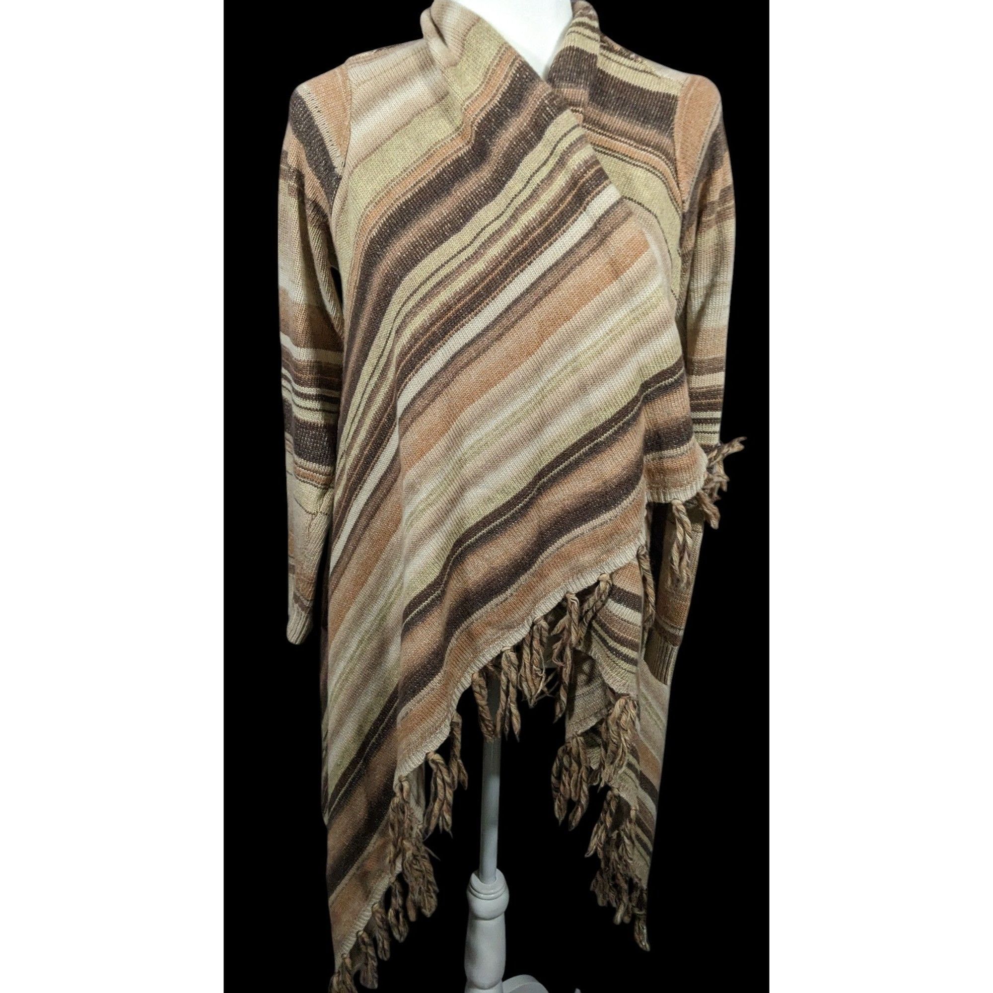 Other Natural Reflections Space-Dye Retro Bohemian Open Front Card Size M / US 6-8 / IT 42-44 - 4 Thumbnail