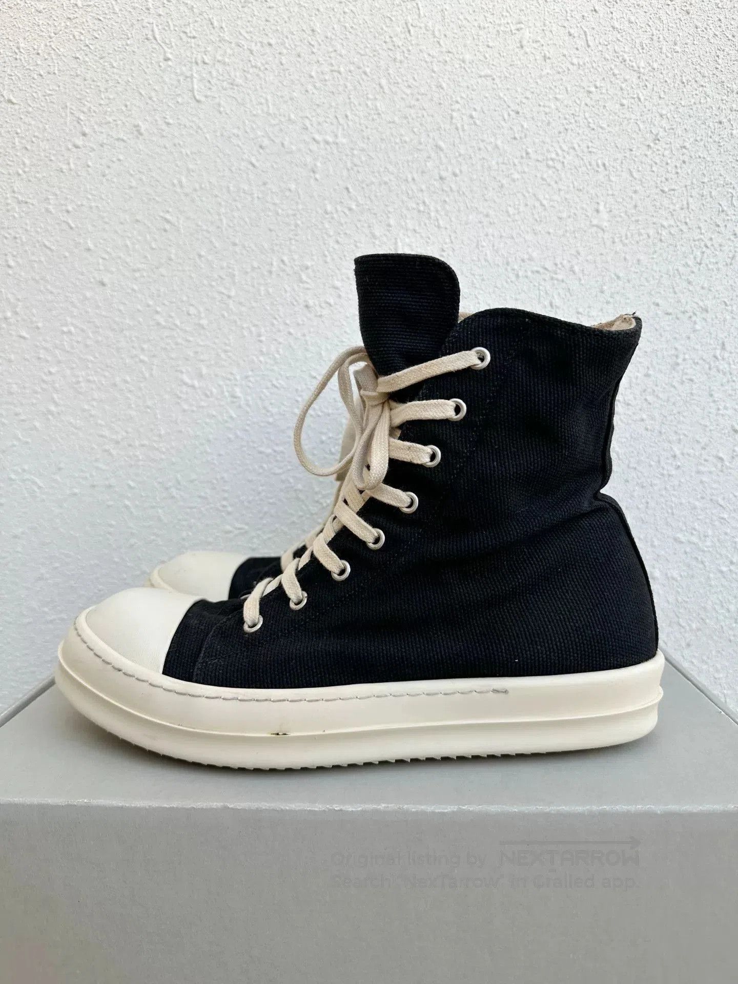 Rick Owens Drkshdw Rick Owens DRKSHDW Canvas Sneakers. Size US 8 / EU 41 - 4 Thumbnail