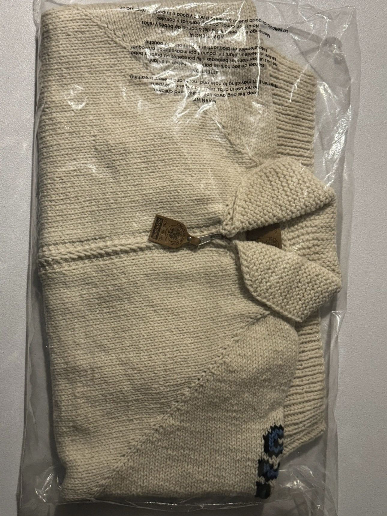 Supreme Camacho Cowichan Sweater Natural XL Size US XL / EU 56 / 4 - 3 Thumbnail