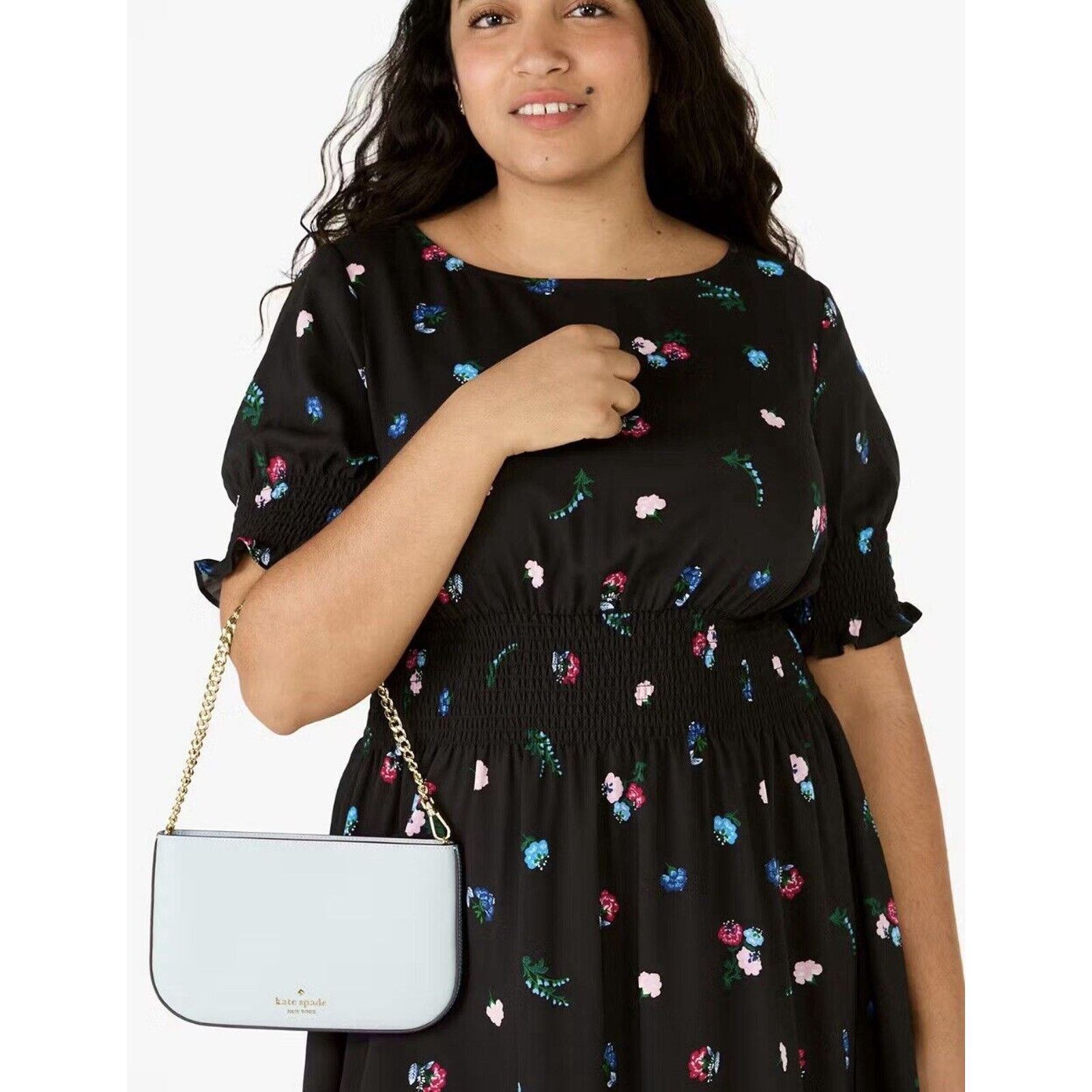 Kate Spade NWT Kate Spade Madison Pochette Blue Glow KF396 Retail $249 Size ONE SIZE - 2 Thumbnail