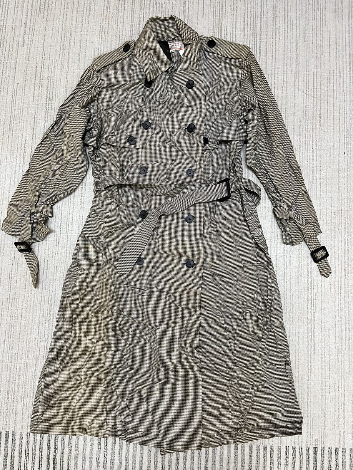 Vintage × Yves Saint Laurent Vintage 80s ysl trench coat Size ONE SIZE - 1 Thumbnail