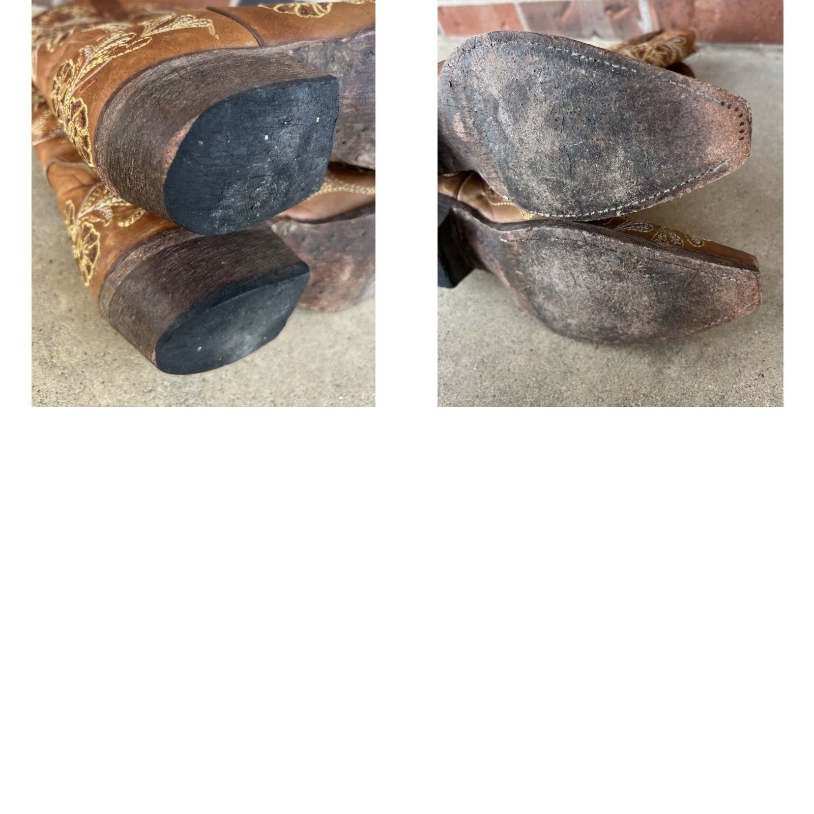 Vintage VINTAGE Macie Bean Bent Western Boots Women Brown Leather Floral Embroidered 8.5 Shoes/Boots Size US 9 / IT 39 - 9 Thumbnail