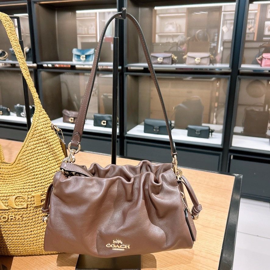 Coach NWT Coach Faye Shoulder Bag CV529 Gold/Maple Size ONE SIZE - 2 Thumbnail