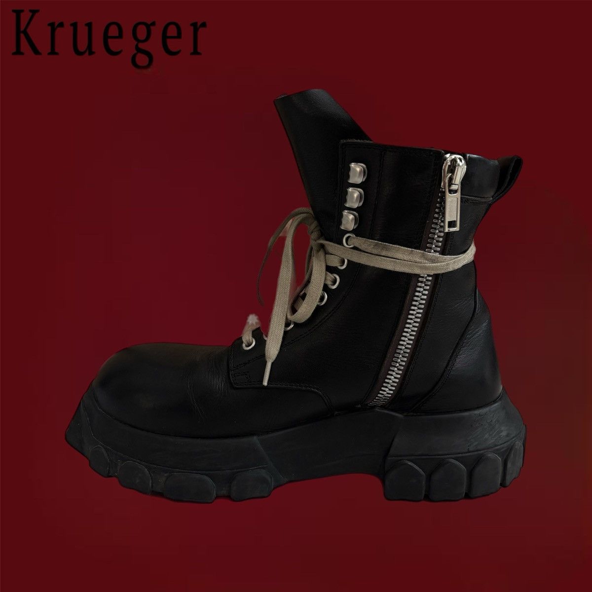 Rick Owens Rick Owens Army Bozo Tractor Boots Size US 8 / EU 41 - 2 Thumbnail