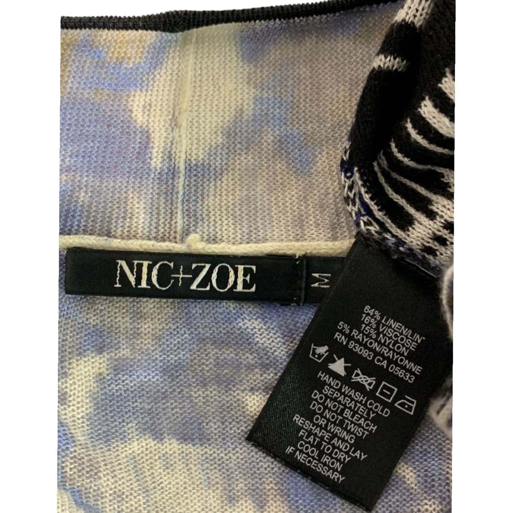 NIC+ZOE Nic+Zoe Cardigan Sweater Womens Lightweight Tunic Length M Brown Cardigan Women 64% linen 16% viscose 15% nylon 5% rayon Size M / US 6-8 / IT 42-44 - 7 Thumbnail