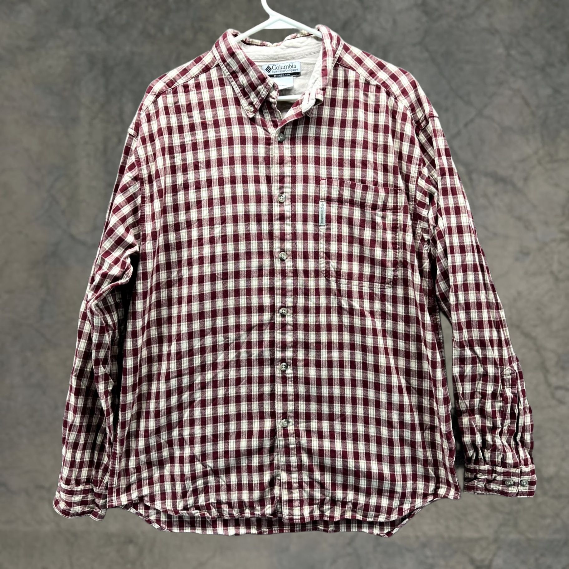 Vintage VINTAGE Columbia Shirt Mens L Red Beige Button Down Flannel Plaid Sportswear Size US L / EU 52-54 / 3 - 1 Thumbnail