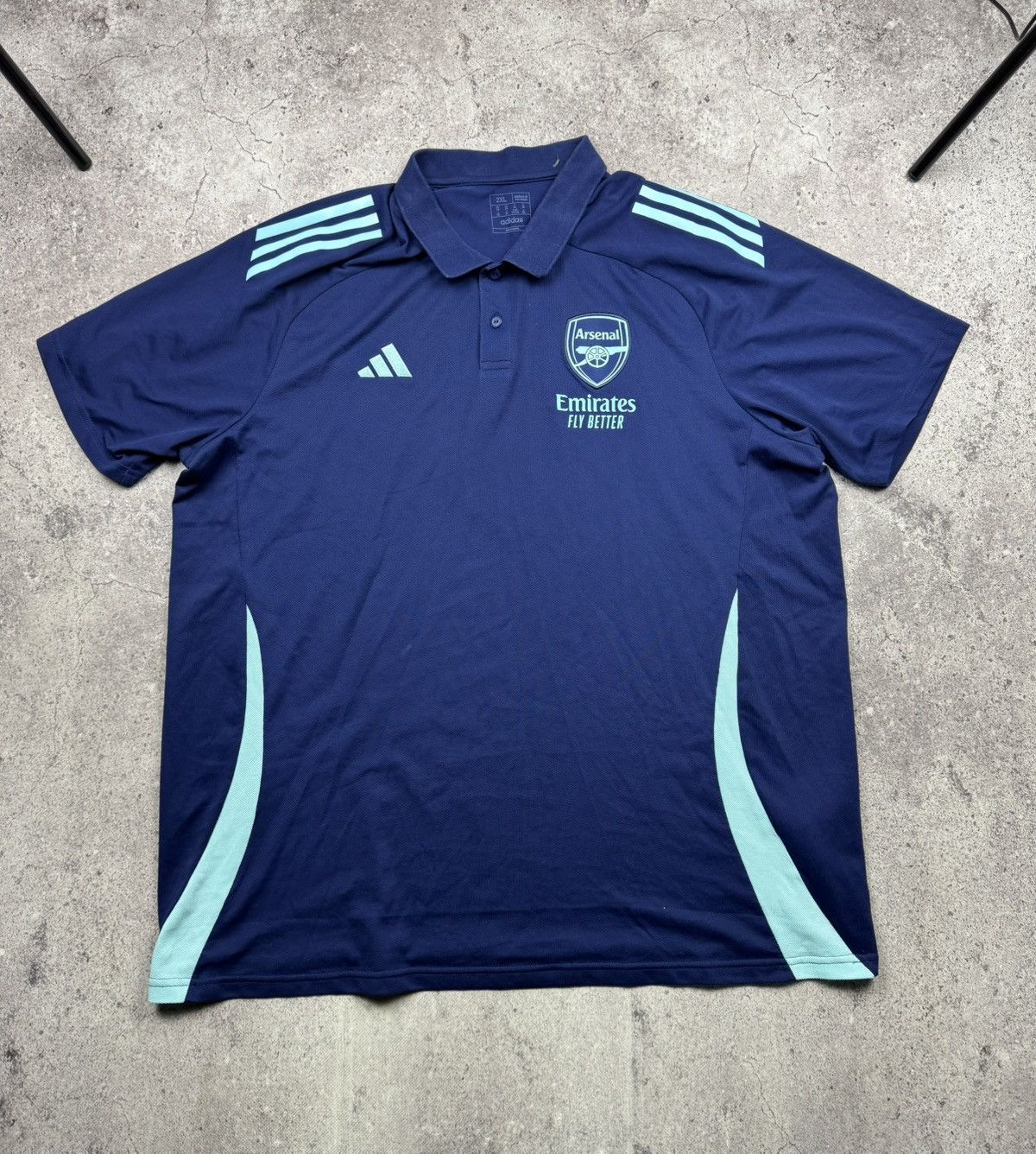 Adidas Adidas Arsenal 2024/2025 Y2K Polo Shirt Soccer Jersey Size US XXL / EU 58 / 5 - 1 Thumbnail