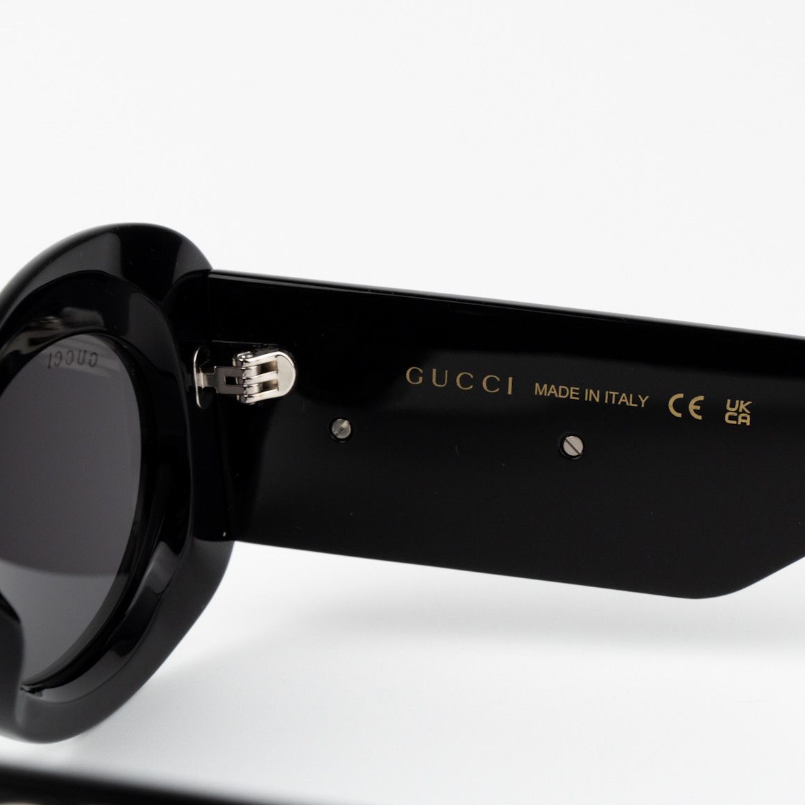 Gucci NEW Gucci GG1696S 001 Women Oval Sunglasses GG 1696S Size ONE SIZE - 8 Thumbnail