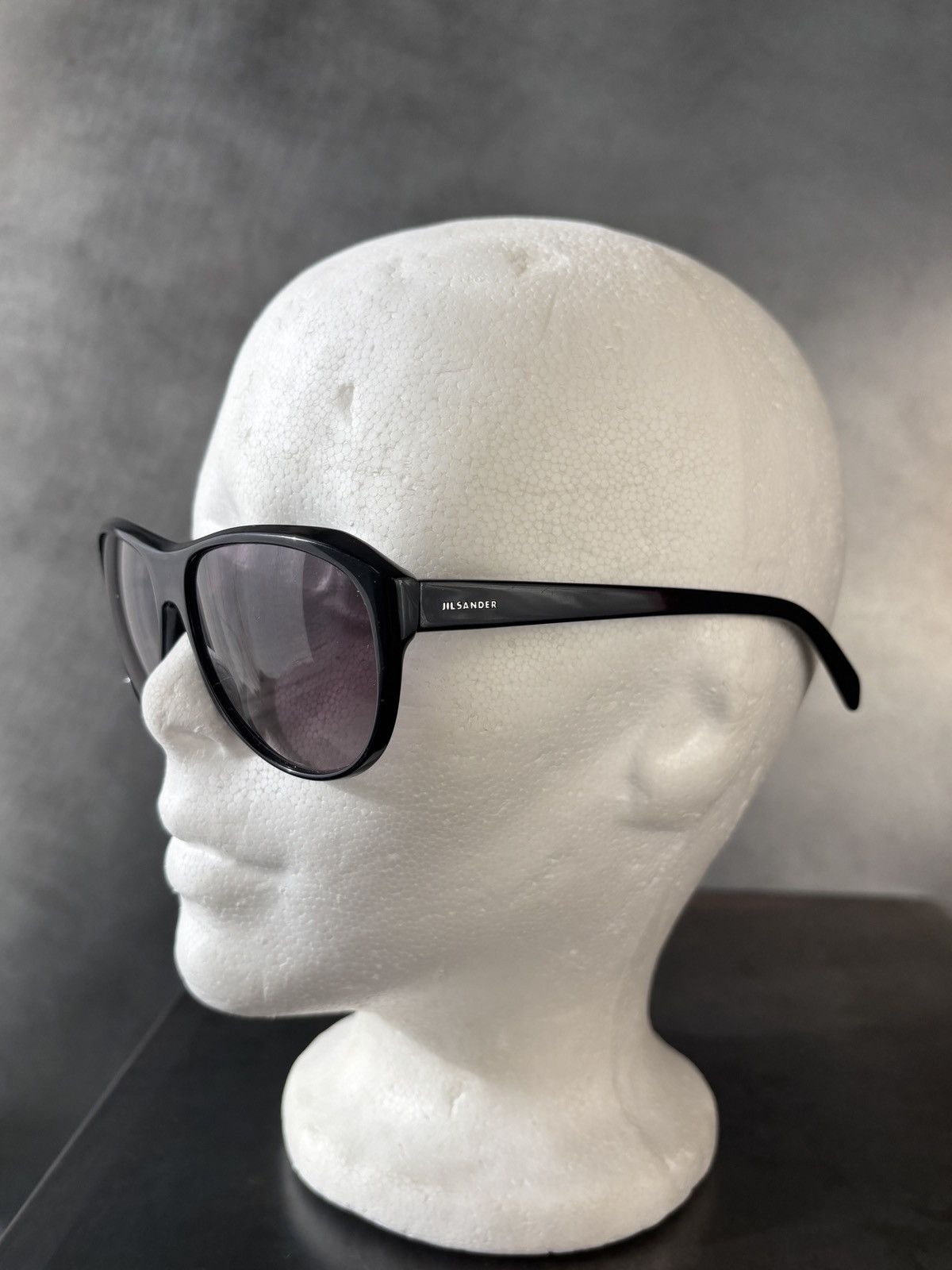 Jil Sander Sunglasses JS 695S Black Made in Italy 2000s VTG