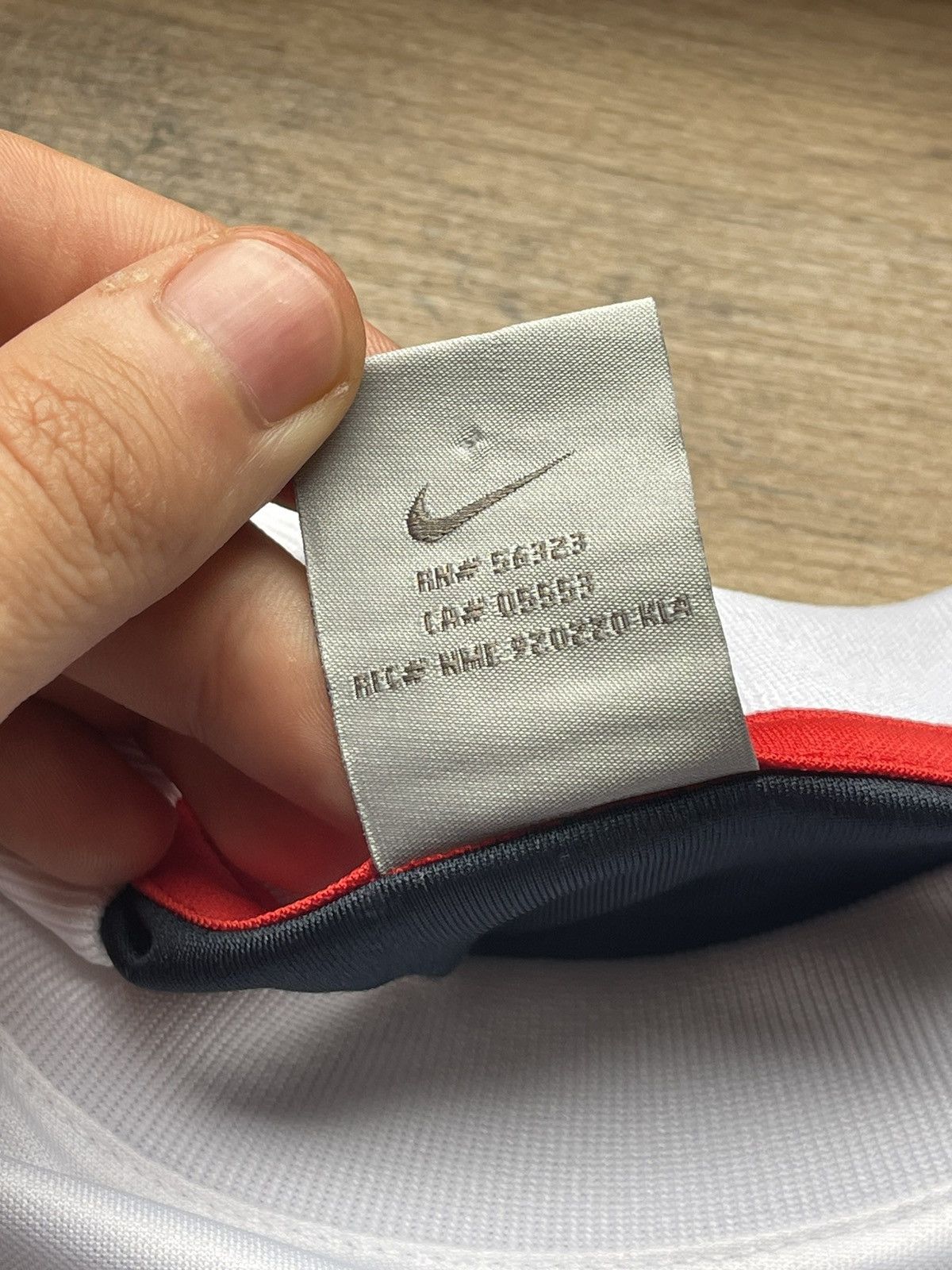 Nike × Vintage Y2K Nike PSG colours vintage sleeveless jersey Size US L / EU 52-54 / 3 - 7 Thumbnail