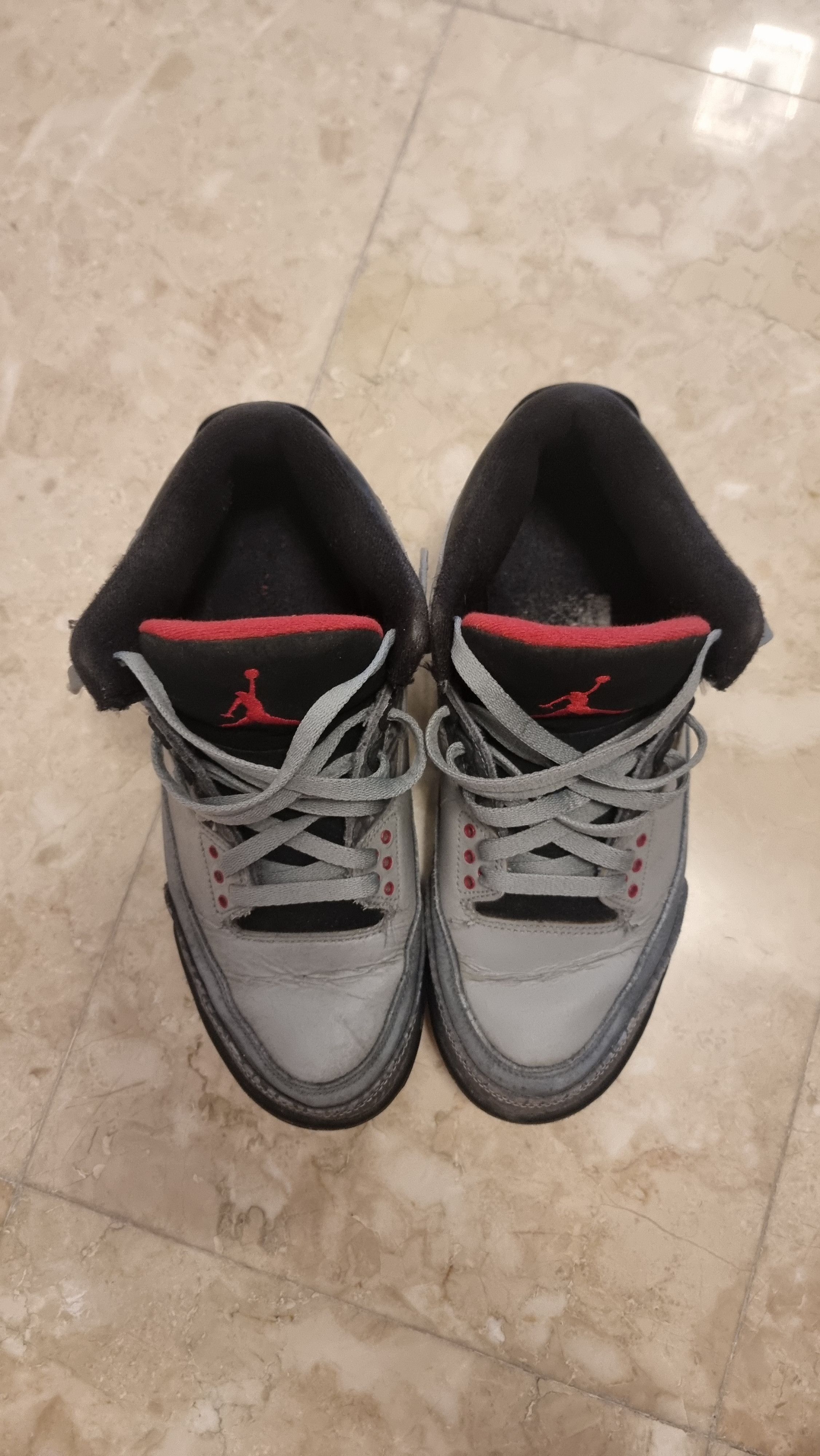 Jordan Brand × Nike × Vintage Air Jordan 3 Retro Stealth 2011 Size US 8.5 / EU 41-42 - 3 Thumbnail