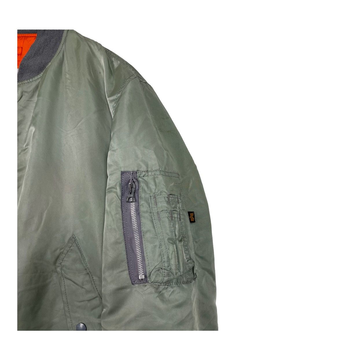 Alpha Industries 💥ALPHA INDUSTRIES MILITARY RIOT BOMBER FLIGHT JACKET Size US XL / EU 56 / 4 - 6 Thumbnail