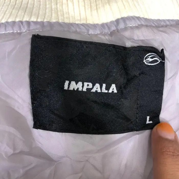 Vintage Vtg 90’ IMPALA SURFING SURFBOARD Windbreaker Jacket White Size US L / EU 52-54 / 3 - 9 Thumbnail