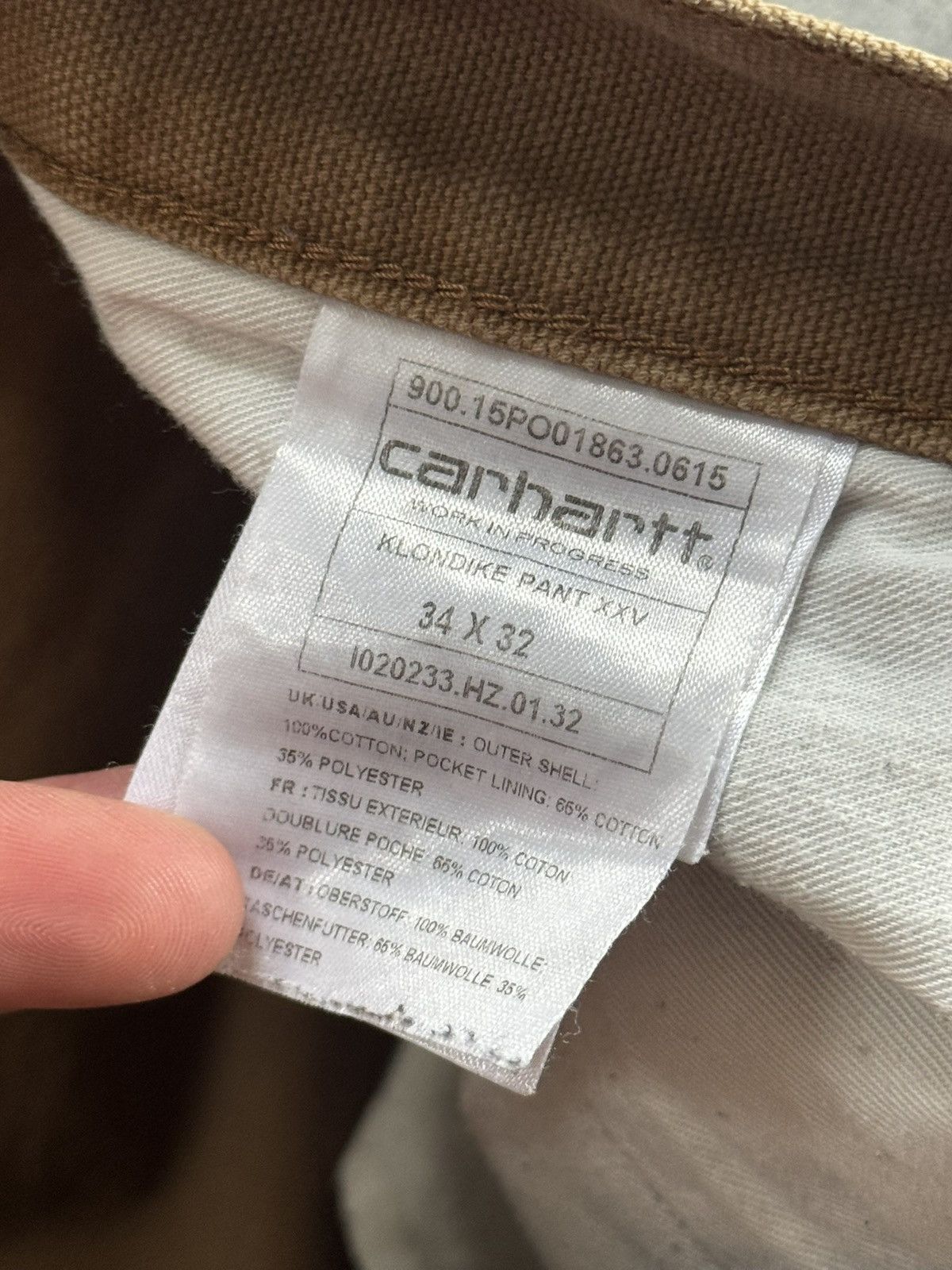 Carhartt Wip Carhartt 34/32 Anniversary Klondike XXV denim pants jeans Size US 34 / EU 50 - 11 Thumbnail