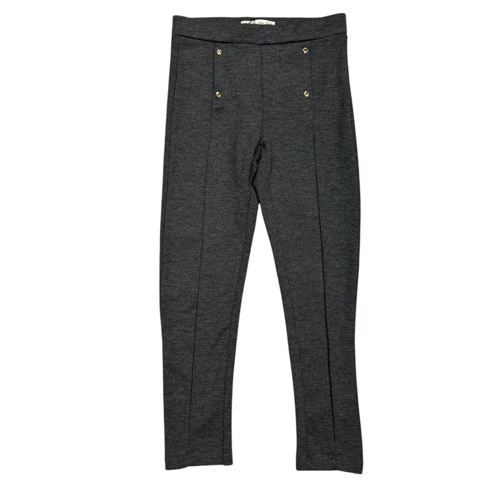 Zara NWT New Zara Girls Soft Collection Grey Knit Pants Size 9/1 Size 24" / US 00 / IT 34 - 1 Thumbnail
