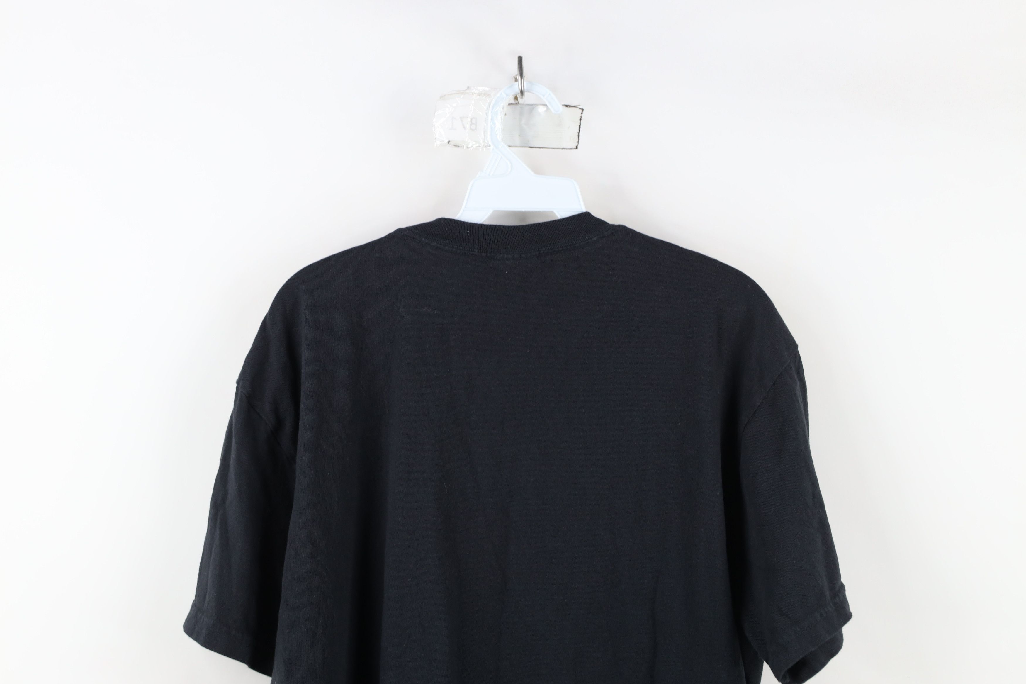 Vintage Vintage 90s Streetwear Heavyweight Garment Dye T-Shirt Black Size US L / EU 52-54 / 3 - 11 Thumbnail