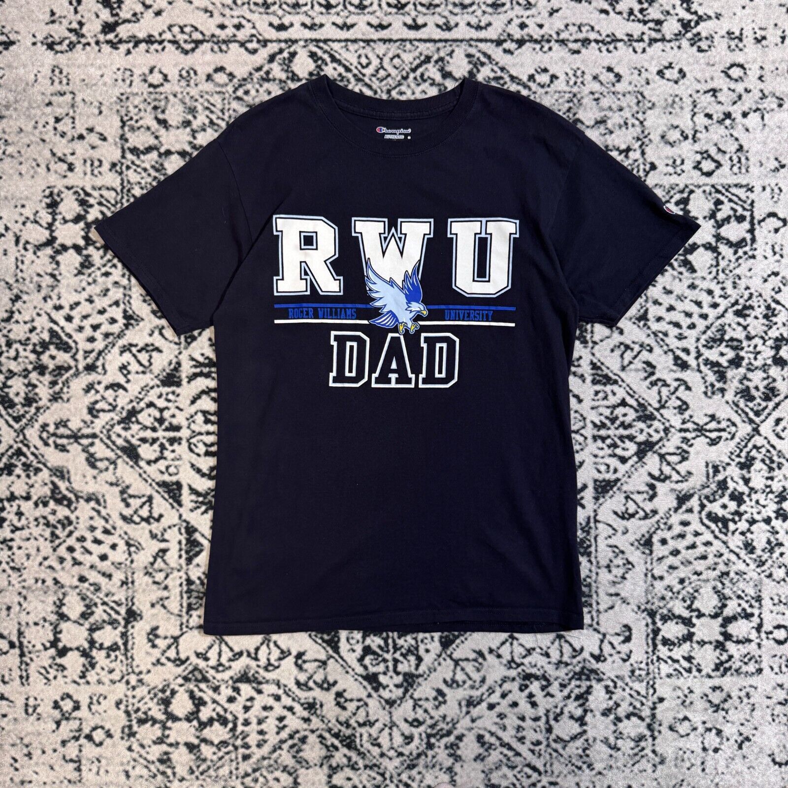 Champion × Vintage Vintage Champion Unisex Navy Cotton T-Shirt Size M Y2K 90s Size US M / EU 48-50 / 2 - 1 Thumbnail