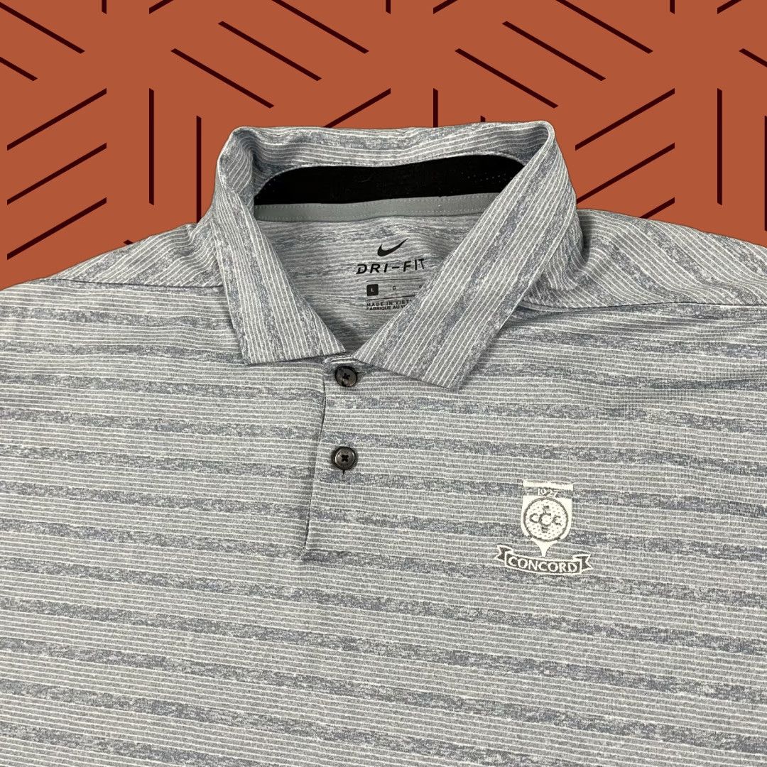 Nike Nike Golf Polo Shirt Mens Large Blue Performance Stretch PA Size US L / EU 52-54 / 3 - 1 Thumbnail