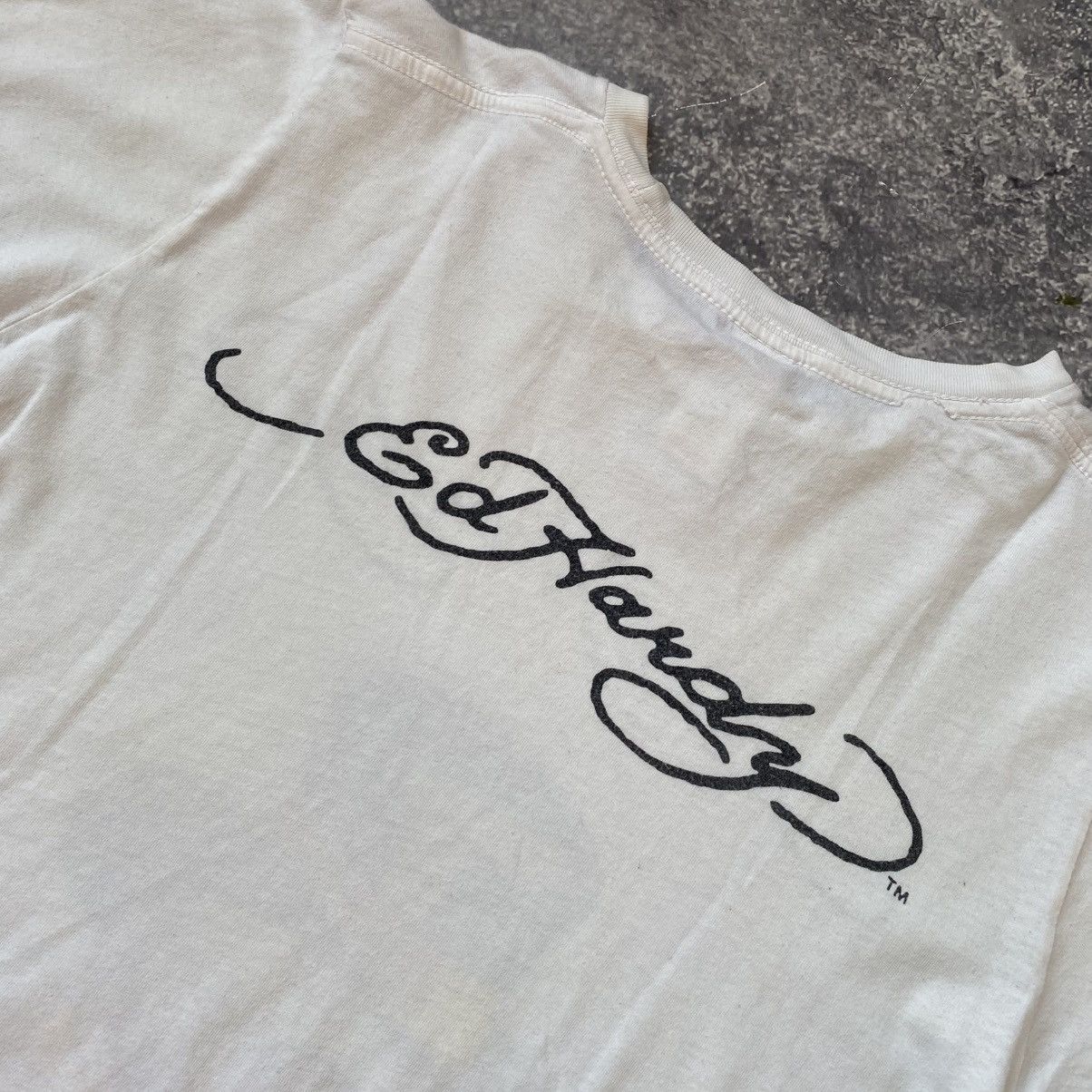 Ed Hardy Vintage Ed Hardy by Christian Audigier Big Logo y2k tee Size S / US 4 / IT 40 - 14 Thumbnail