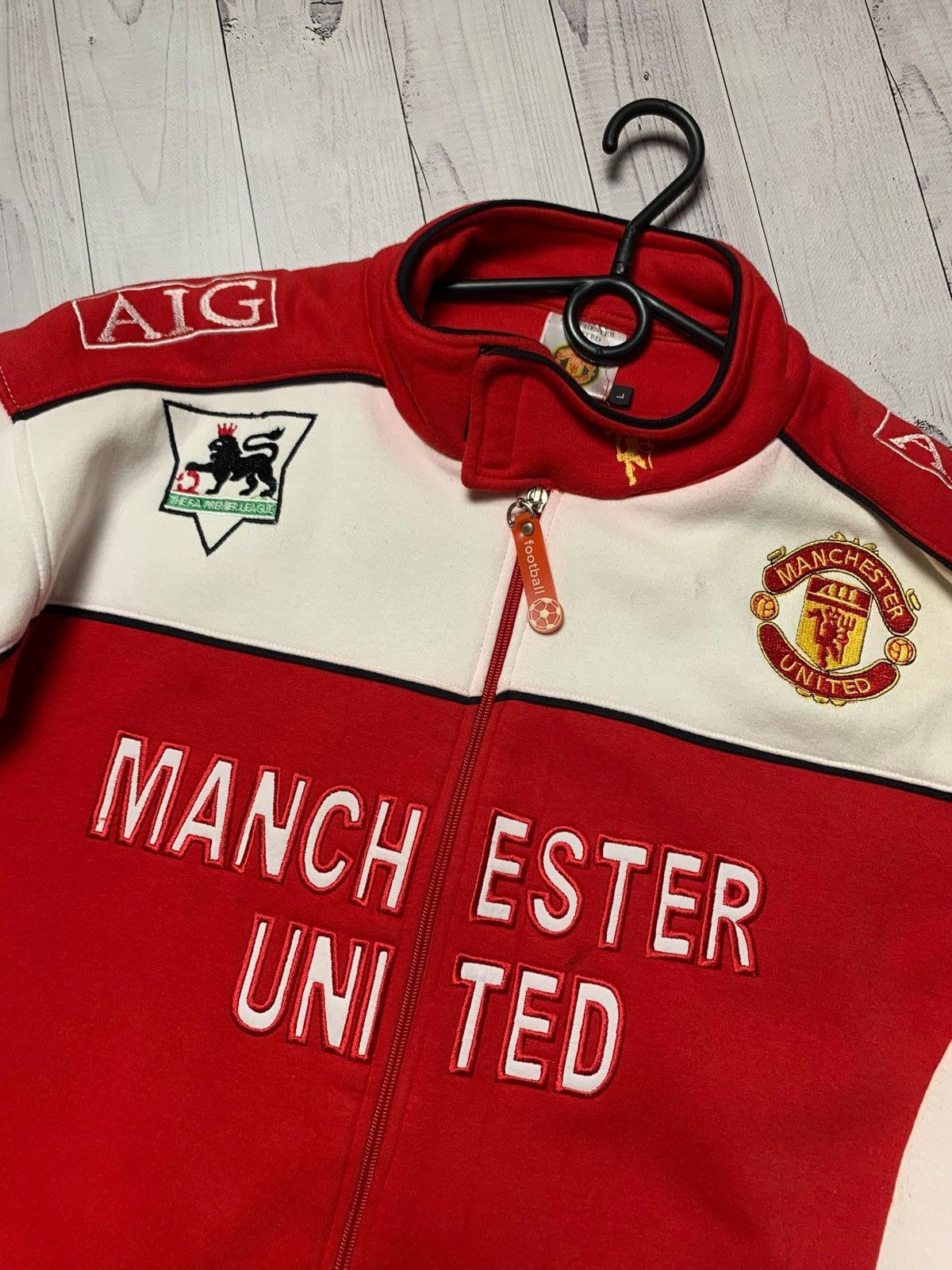 Vintage Vintage Soccer Jacket Bomber Manchester United size L rare Size US L / EU 52-54 / 3 - 2 Thumbnail
