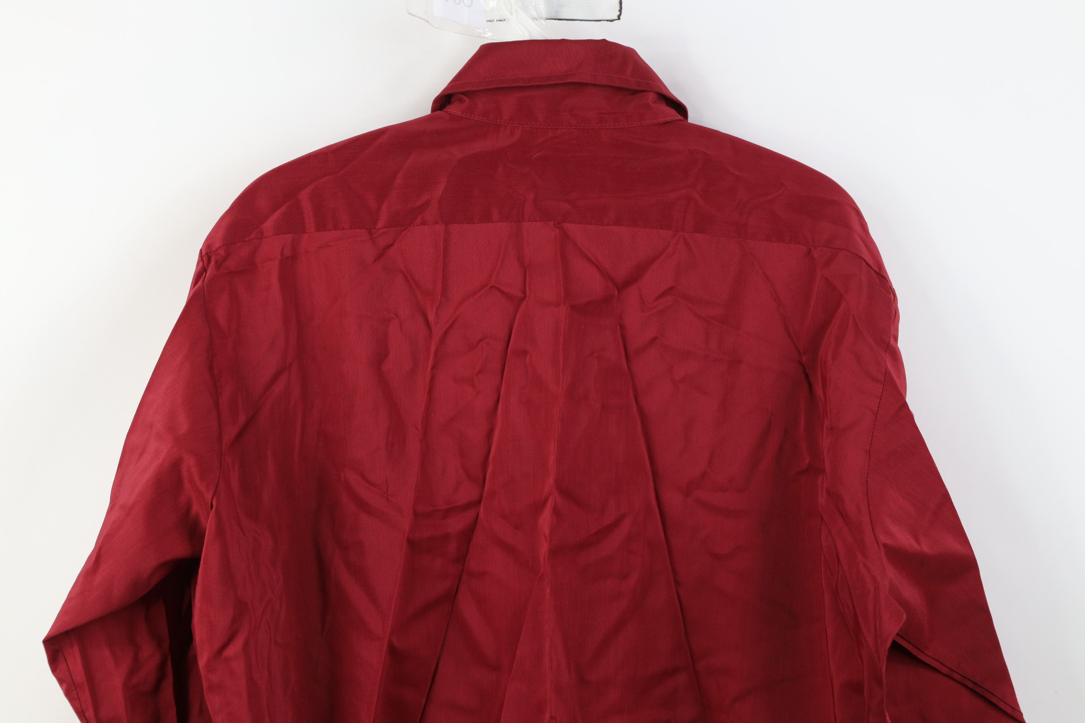 Vintage Vintage 60s 70s Streetwear Collar Button Shirt Red USA Size US M / EU 48-50 / 2 - 14 Thumbnail