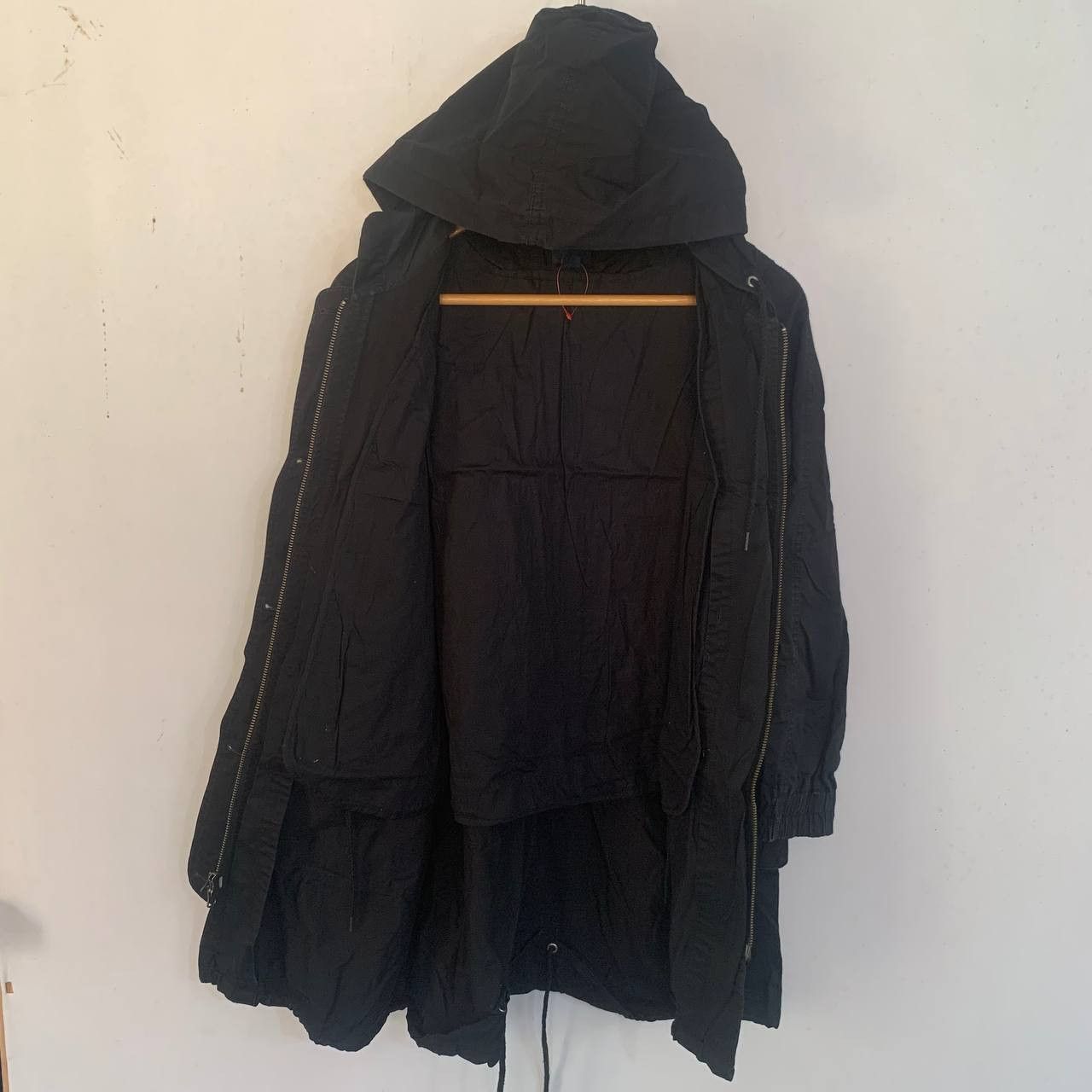 Gap Gap long jacket black hoodie cool season wear xs Size US XS / EU 42 / 0 - 3 Thumbnail