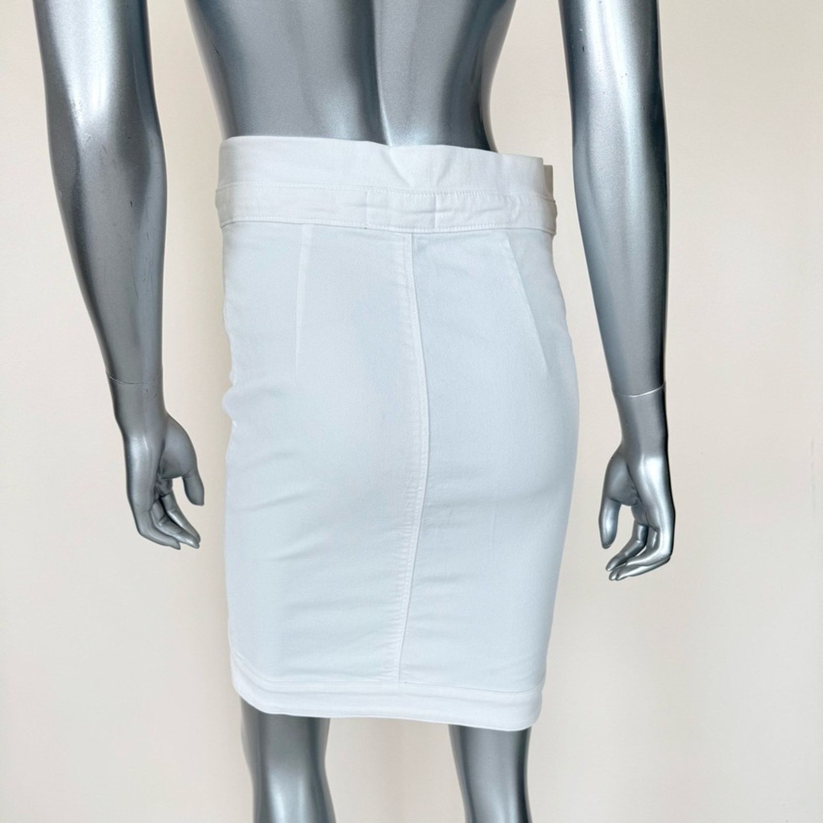 Rta RtA women jeans white skirt size S Retail 320$ Size 25" / US 0 / IT 36 - 5 Thumbnail