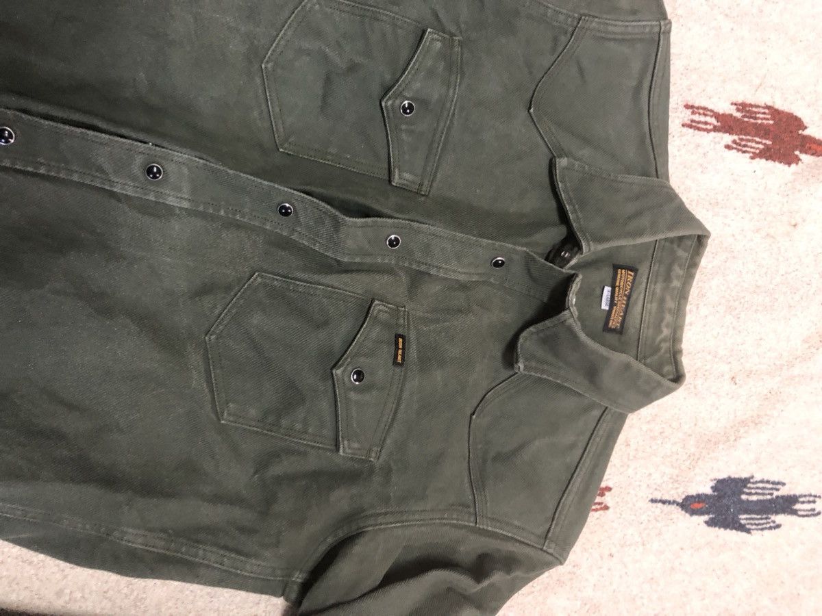 Iron Heart Iron Heart vintage denim green jacket Size US L / EU 52-54 / 3 - 6 Thumbnail