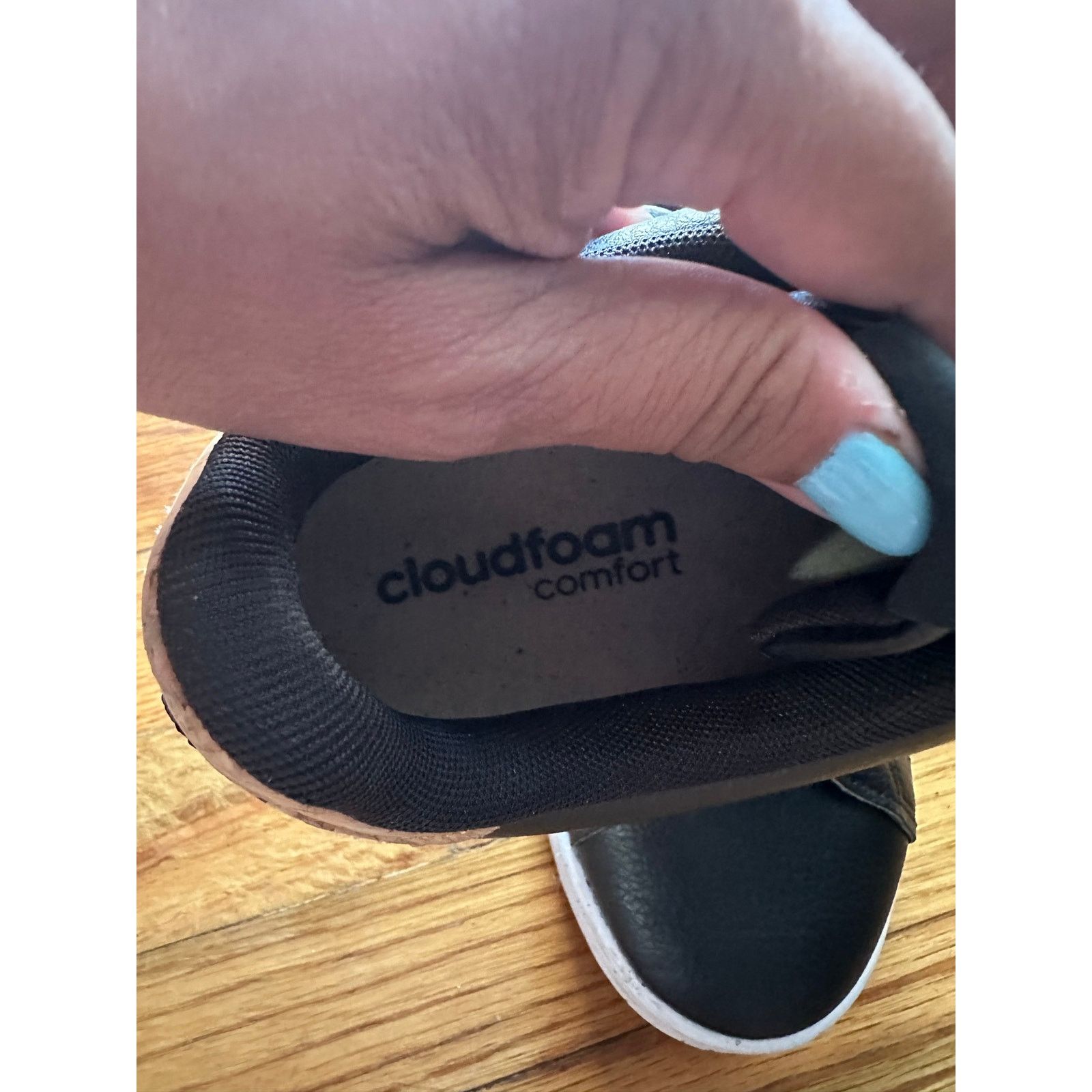 Adidas Adidas Advantage Cloudfoam Sneakers Black Cork Detail Size US 10.5 / EU 43-44 - 9 Thumbnail