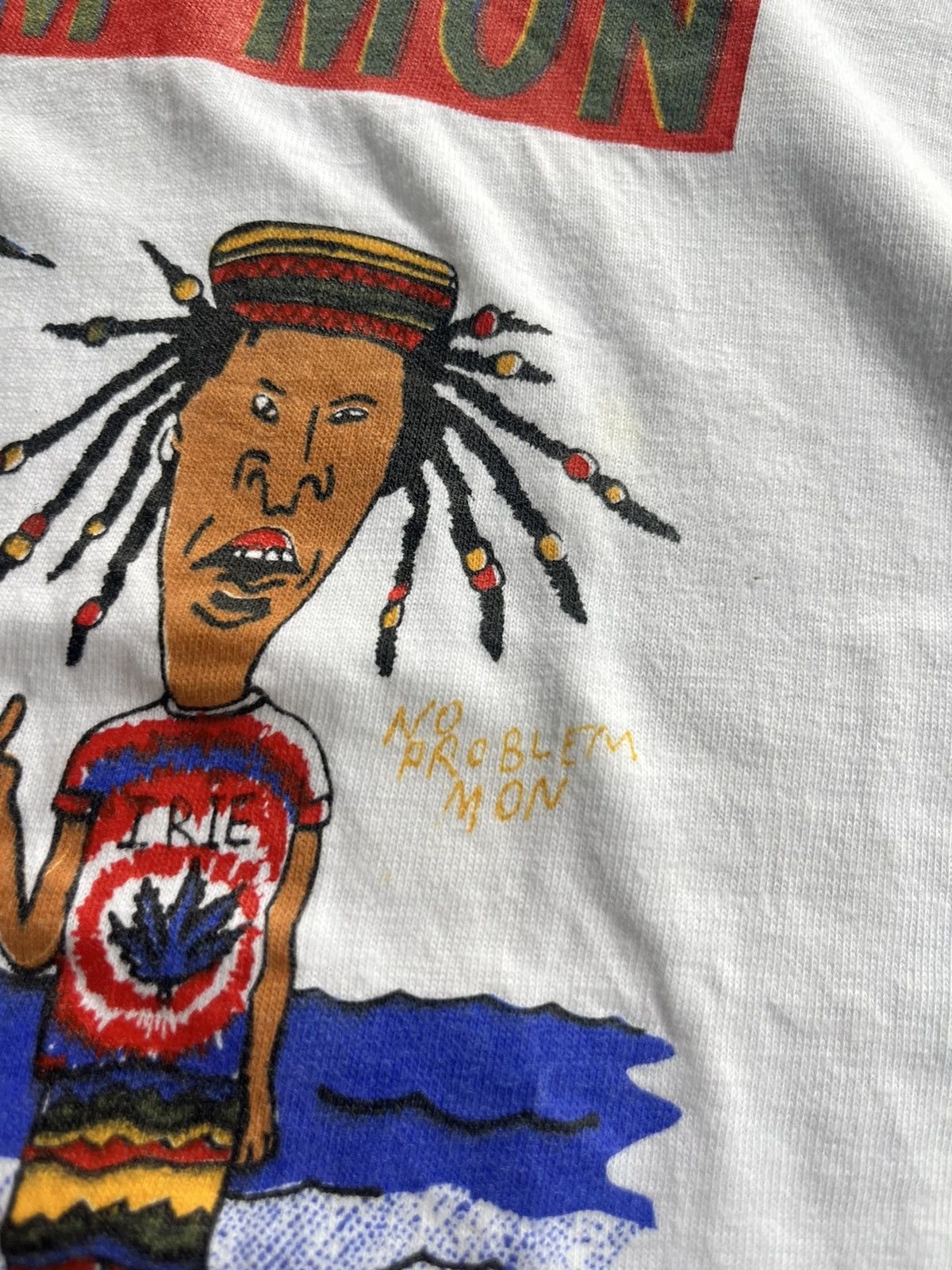 Vintage Vintage No Problem Mon Jamaica Beavis and Butt Head T-shirt Size US L / EU 52-54 / 3 - 6 Thumbnail