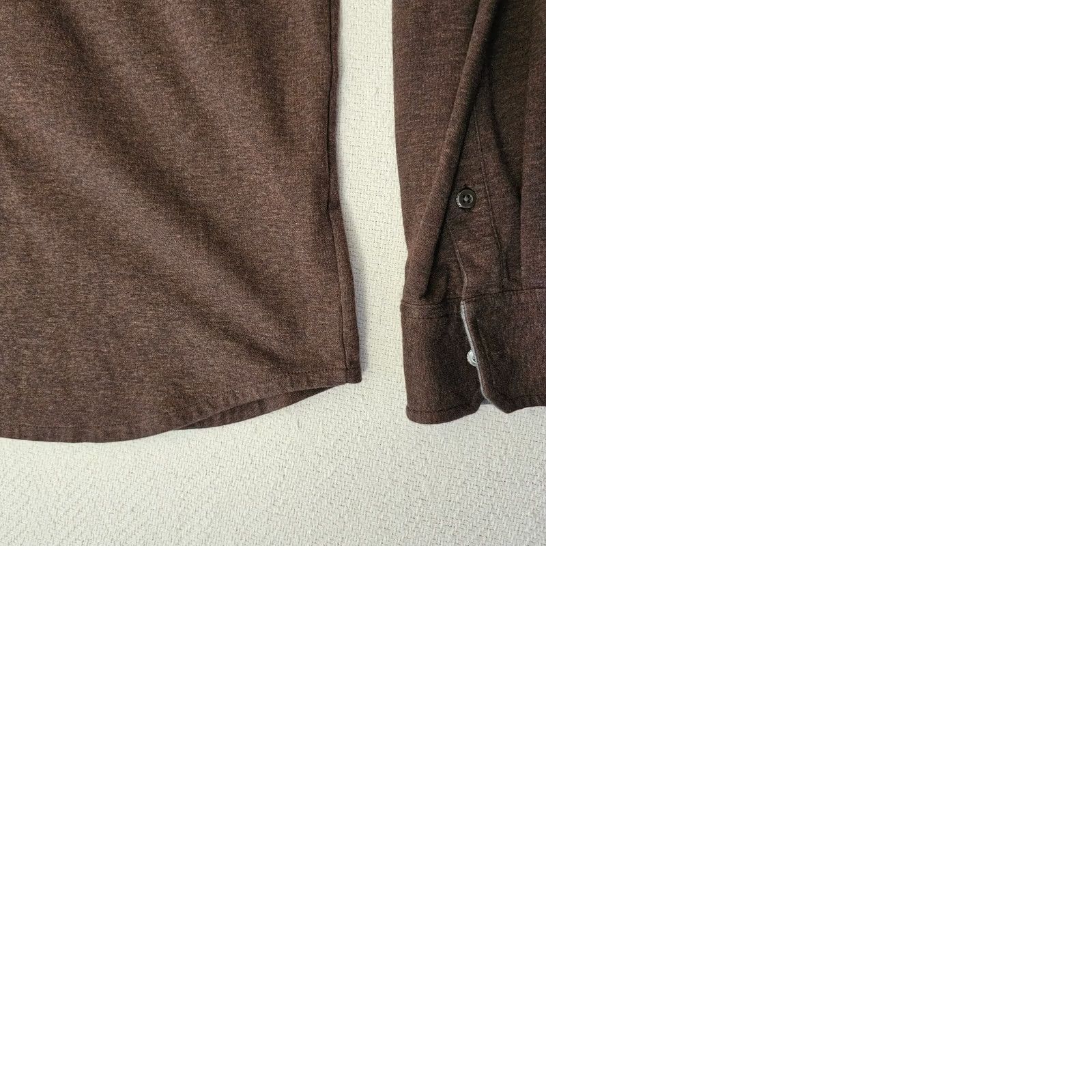Robert Talbott Robert Talbott Sweatshirt Men's XL Brown Button Up Flip Cuff Pima Knit Zipper Collared Size US XL / EU 56 / 4 - 9 Thumbnail
