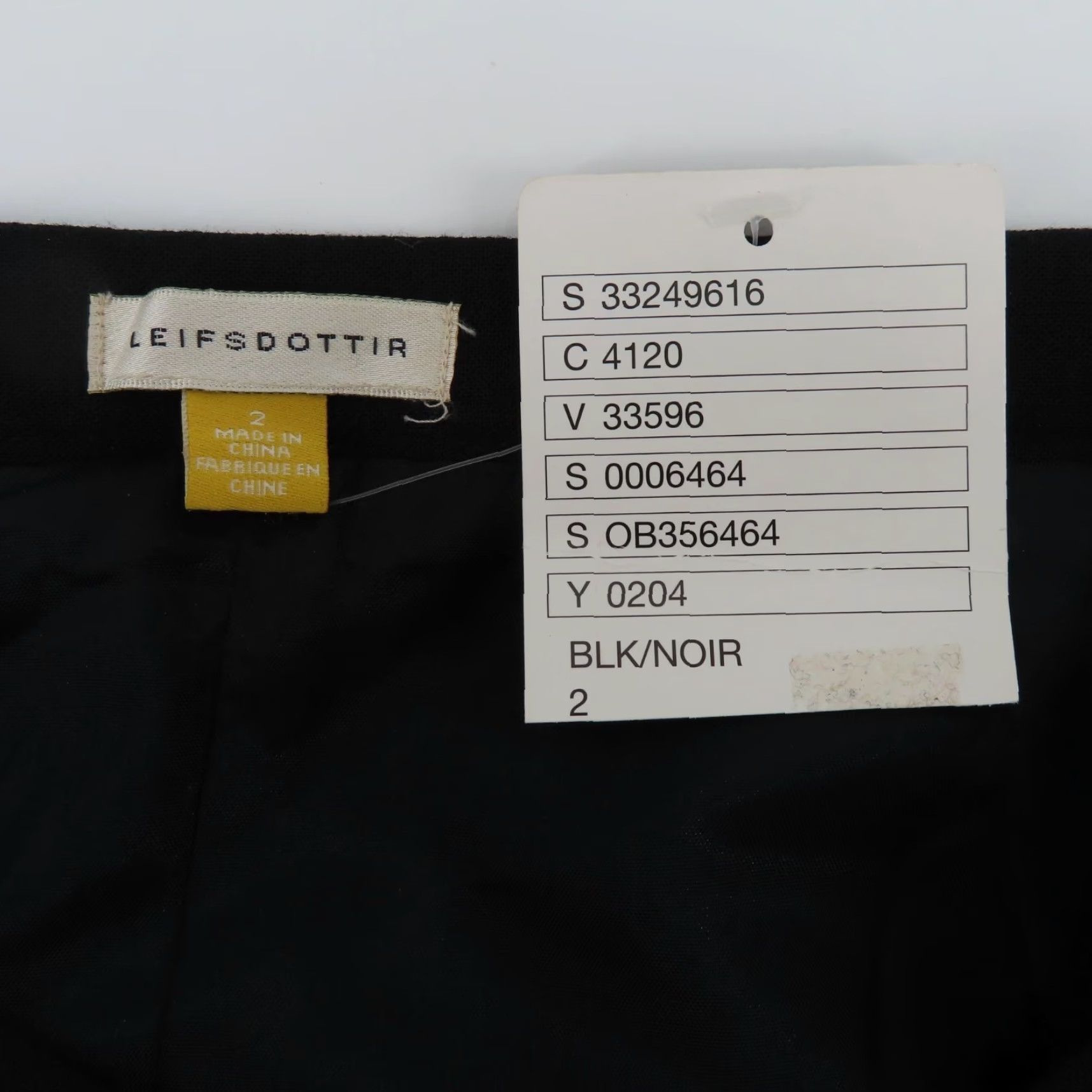 Vintage Leifsdottir Skirt Womens 2 Black Ruffle Hem Lined Short Casual NEW Flared Peasant Style B2S24-1 Size 26" / US 2 / IT 38 - 4 Thumbnail