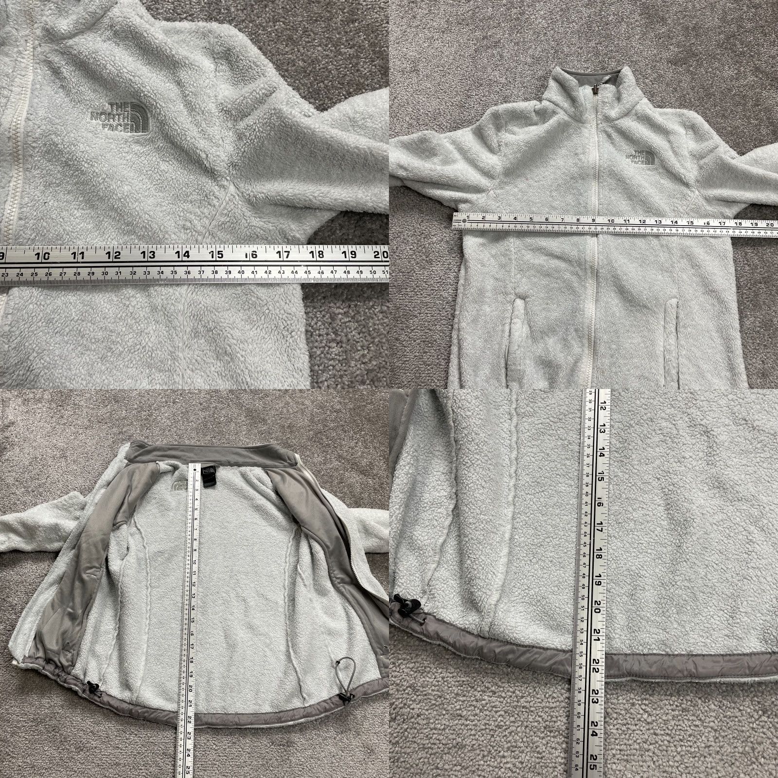 The North Face The North Face Osito Fleece Jacket Women XS Gray Full Zip Pockets Outdoor Hiking Size XS / US 0-2 / IT 36-38 - 10 Thumbnail