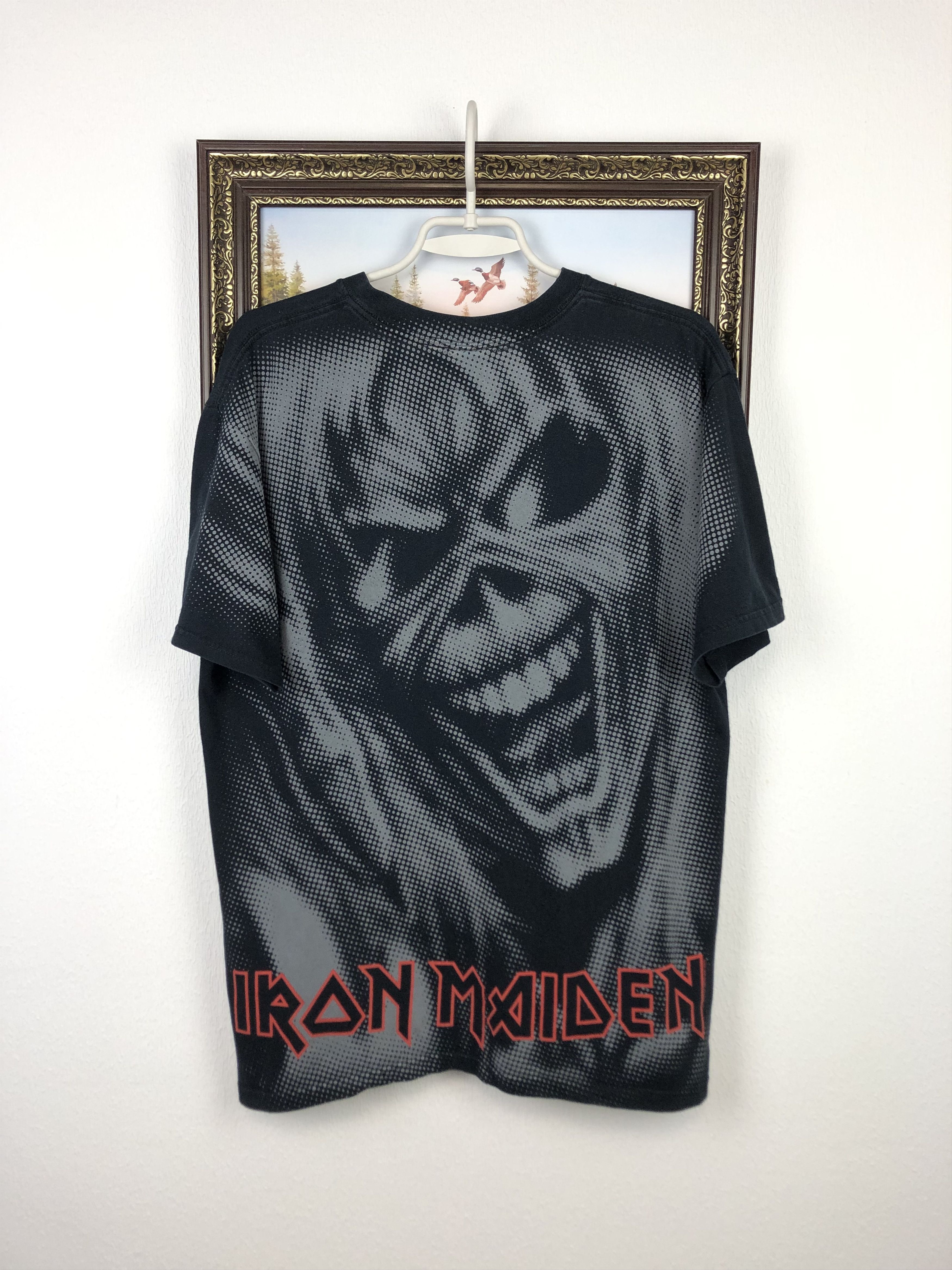 Band Tees × Vintage Vintage Iron Maiden The Number of The Beast Band Shirt Tee Size US M / EU 48-50 / 2 - 6 Thumbnail