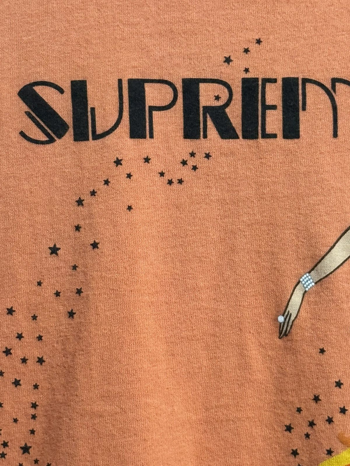 Supreme Supreme Star Dust Tee SS12 Orange M Size US M / EU 48-50 / 2 - 4 Thumbnail
